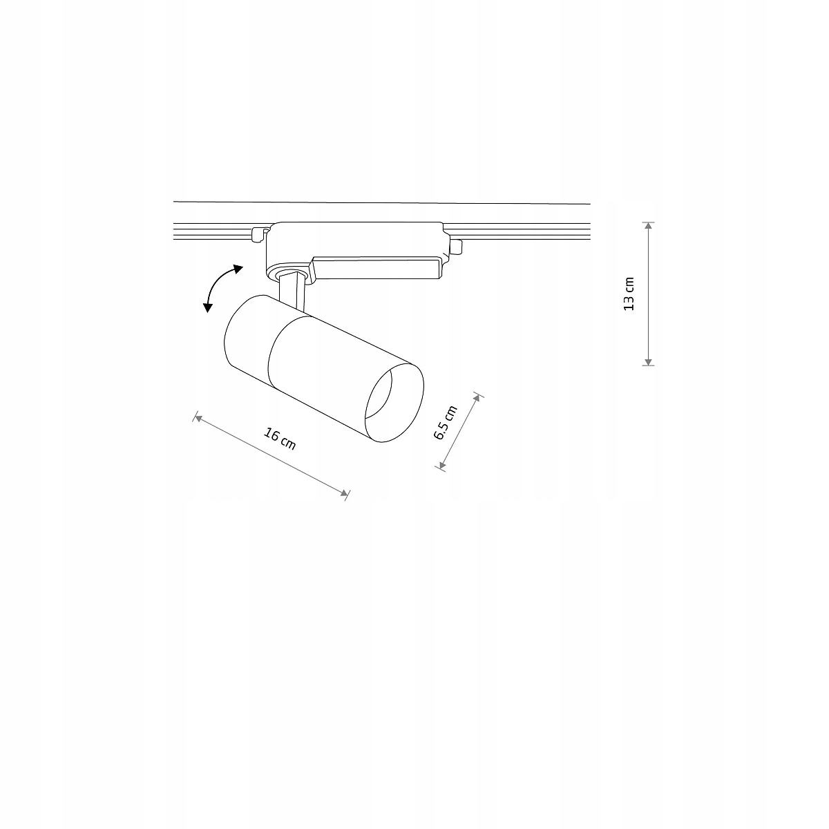 Reflektor LED do szyny biały ciepły Nowodvorski PROFILE Maksymalna moc pojedynczego źródła światła 20 W