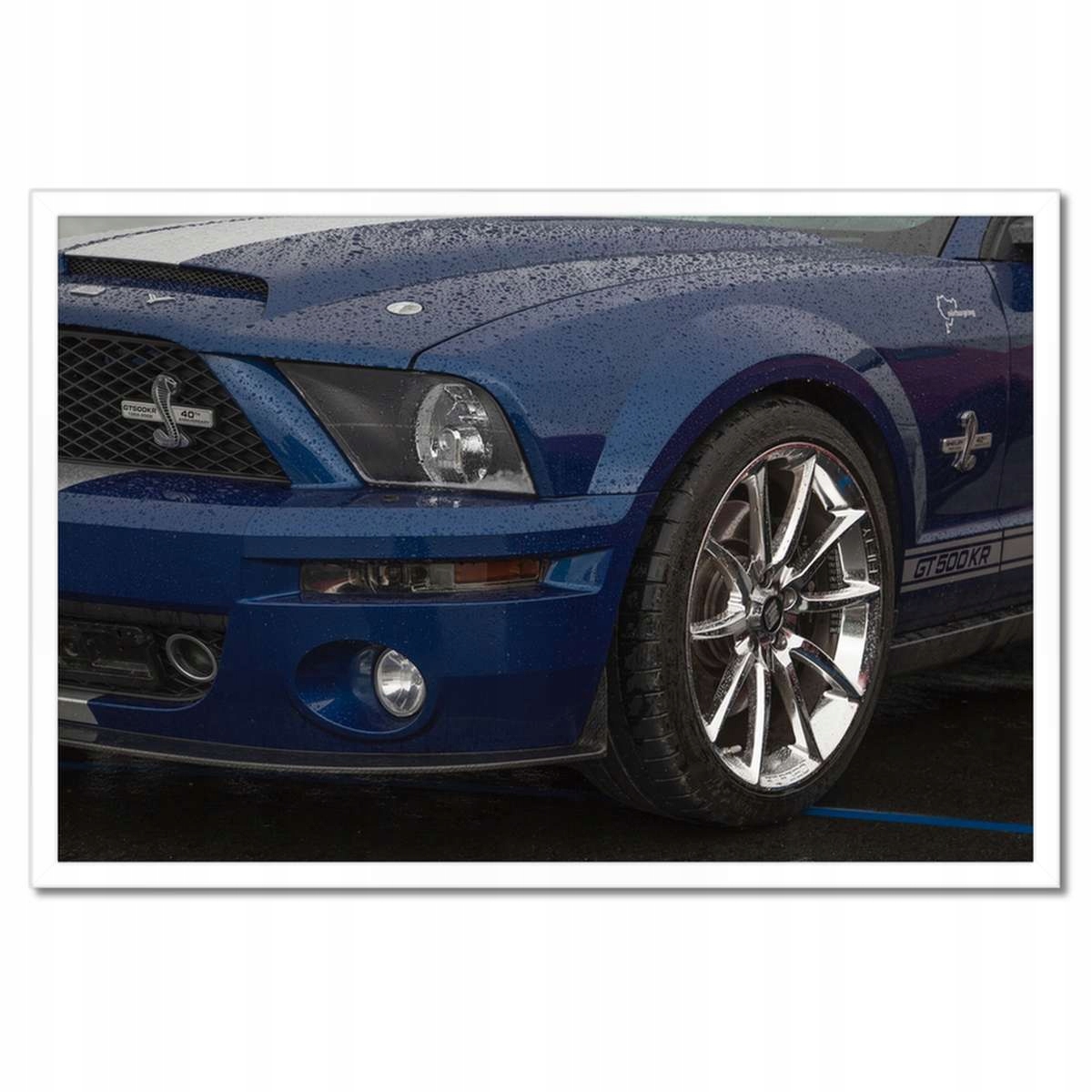 Plakáty v rámu 60x40 Ford Mustang Auto