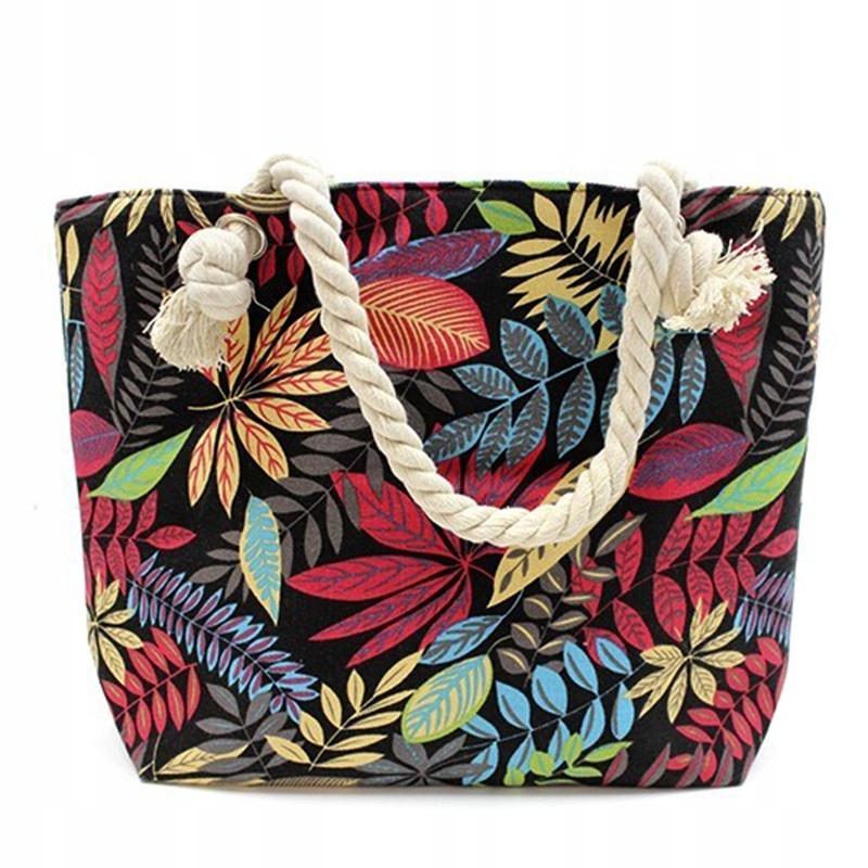 

Torba na ramię z uchwytem ze sznura