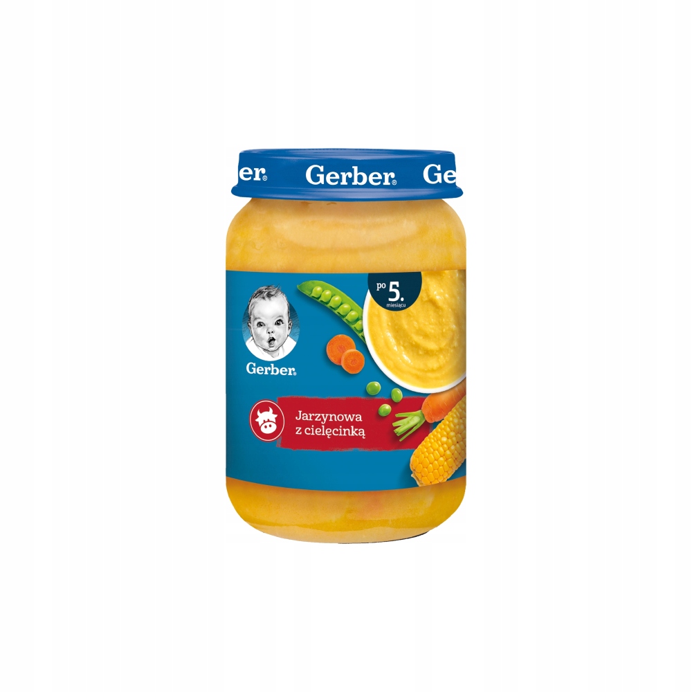 GERBER OBIADEK ZUPKA JARZYNOWA Z CIELĘCINĄ 190G