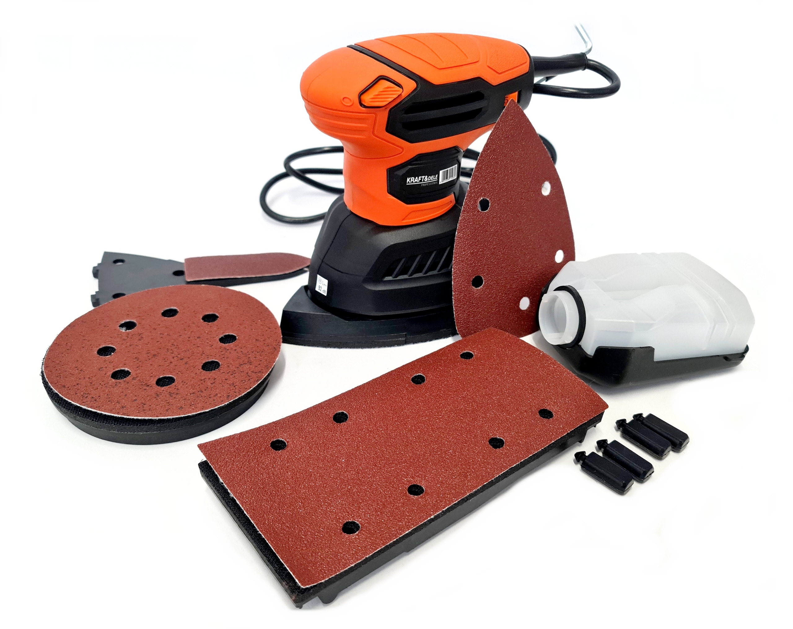 Орбитальная эксцентриковая шлифовальная машина 125 мм 1200 Вт 4в1