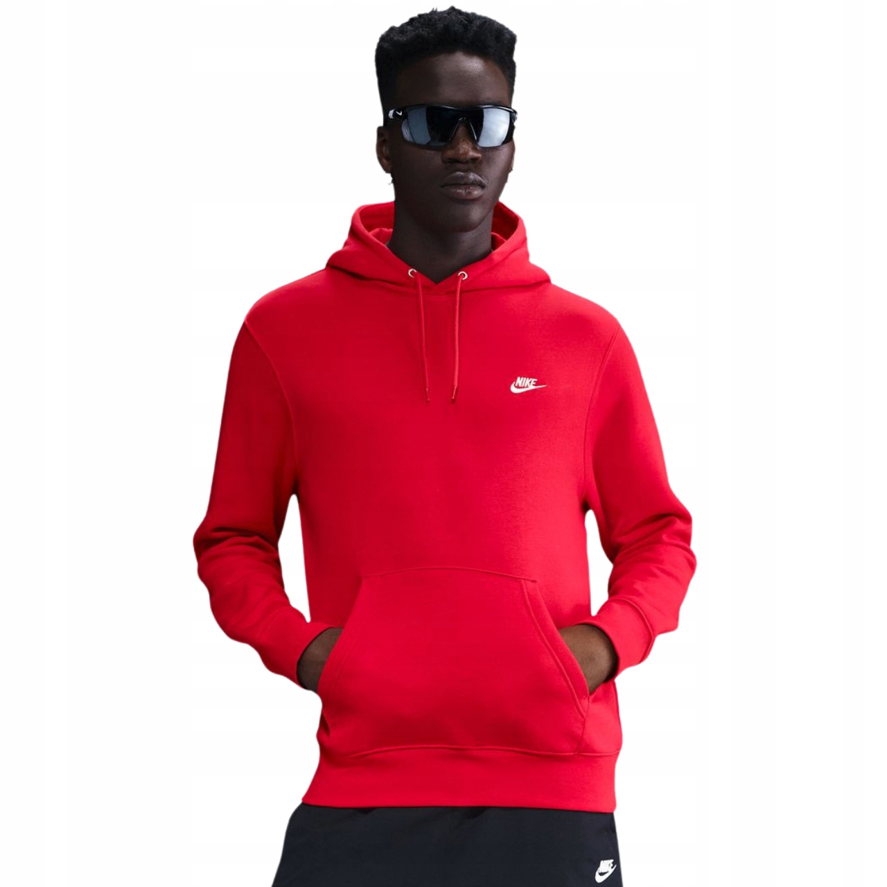 Pánská mikina Nike Club Bb červená FN3859 657 S
