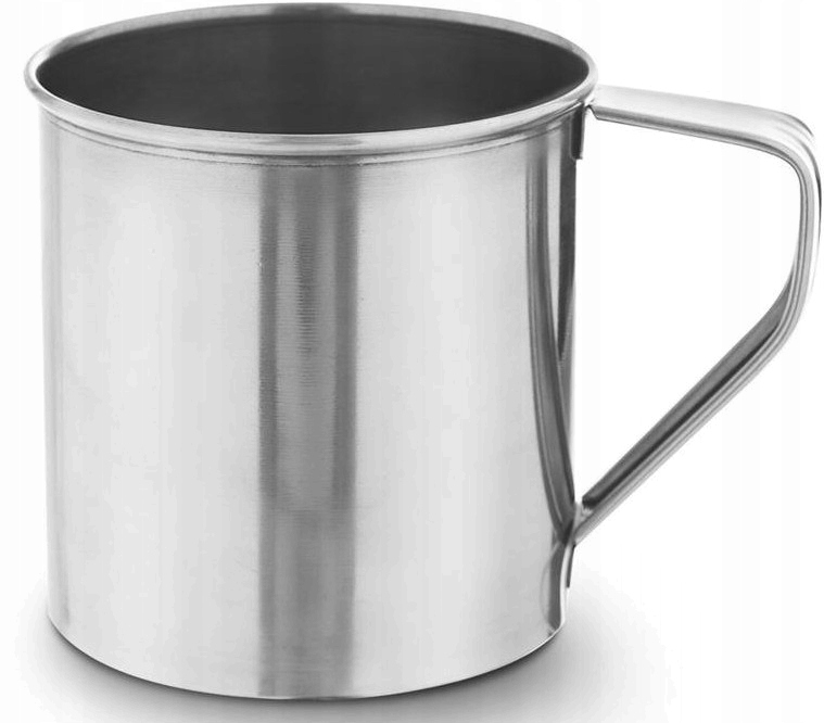 

Kubek Garnek Stalowy z uchwytem Turystyczny 0,45 L