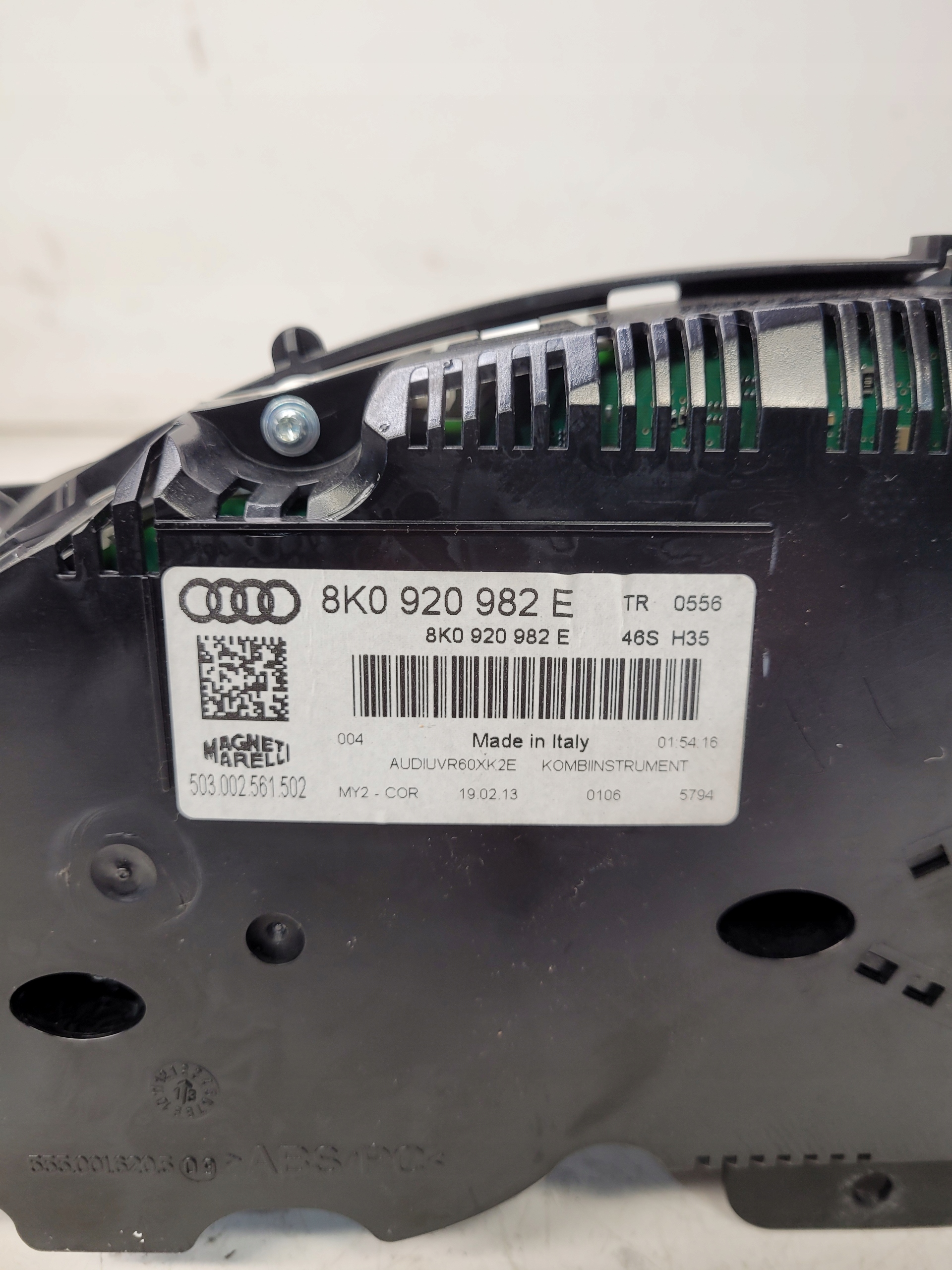 dials dials AUDI A4 B8 LIFT 2.0 TDI 8K0920982E