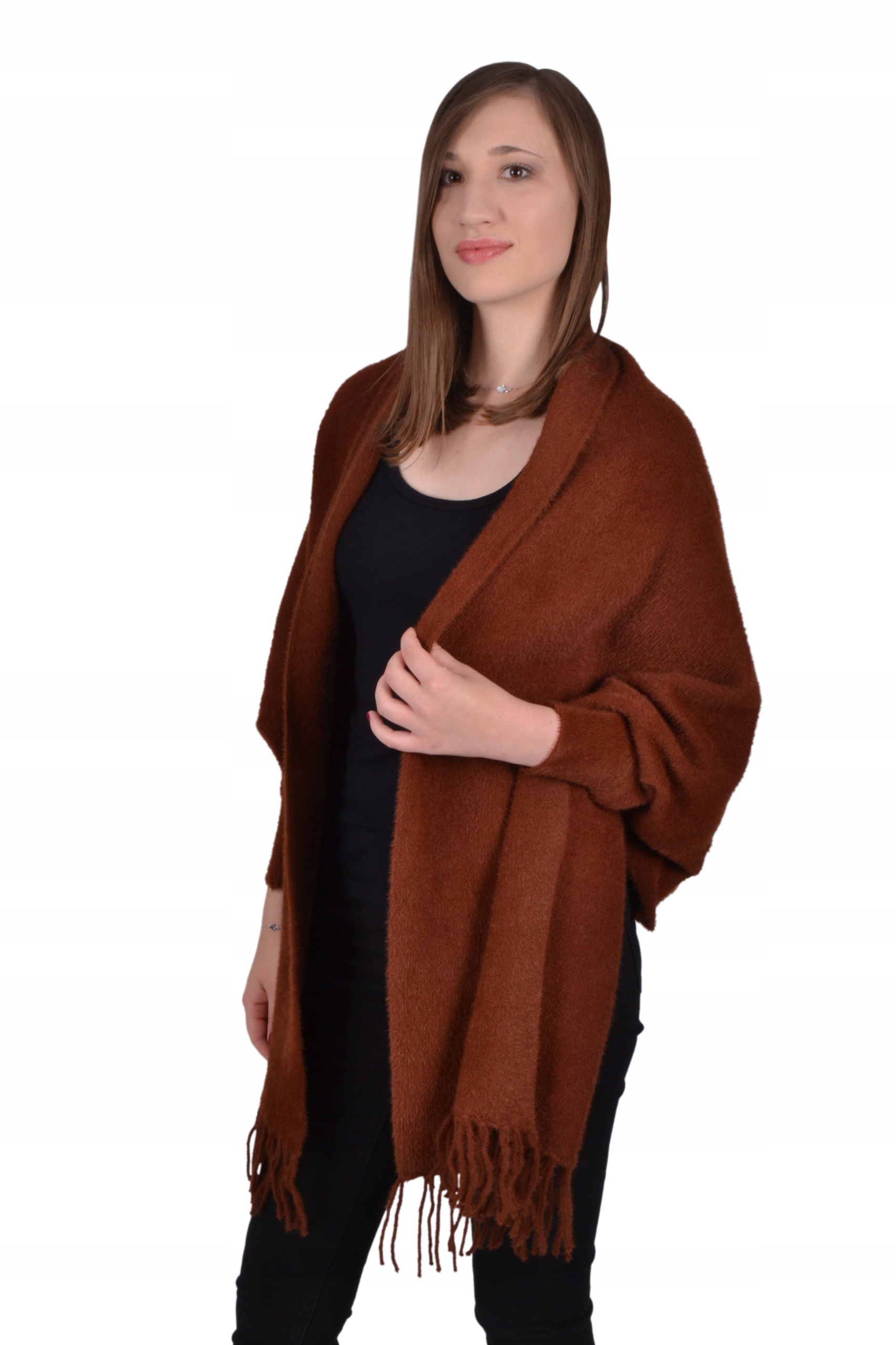 Пончо альпака OVERSIZE весна / осень R. универсальный