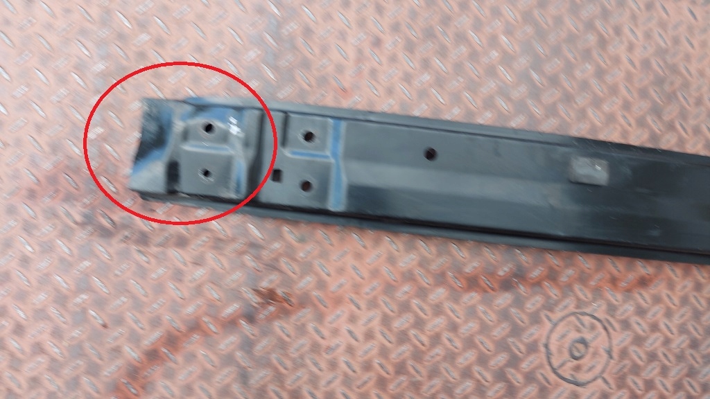 bumper support rear part rear TOYOTA AURIS II 12-18