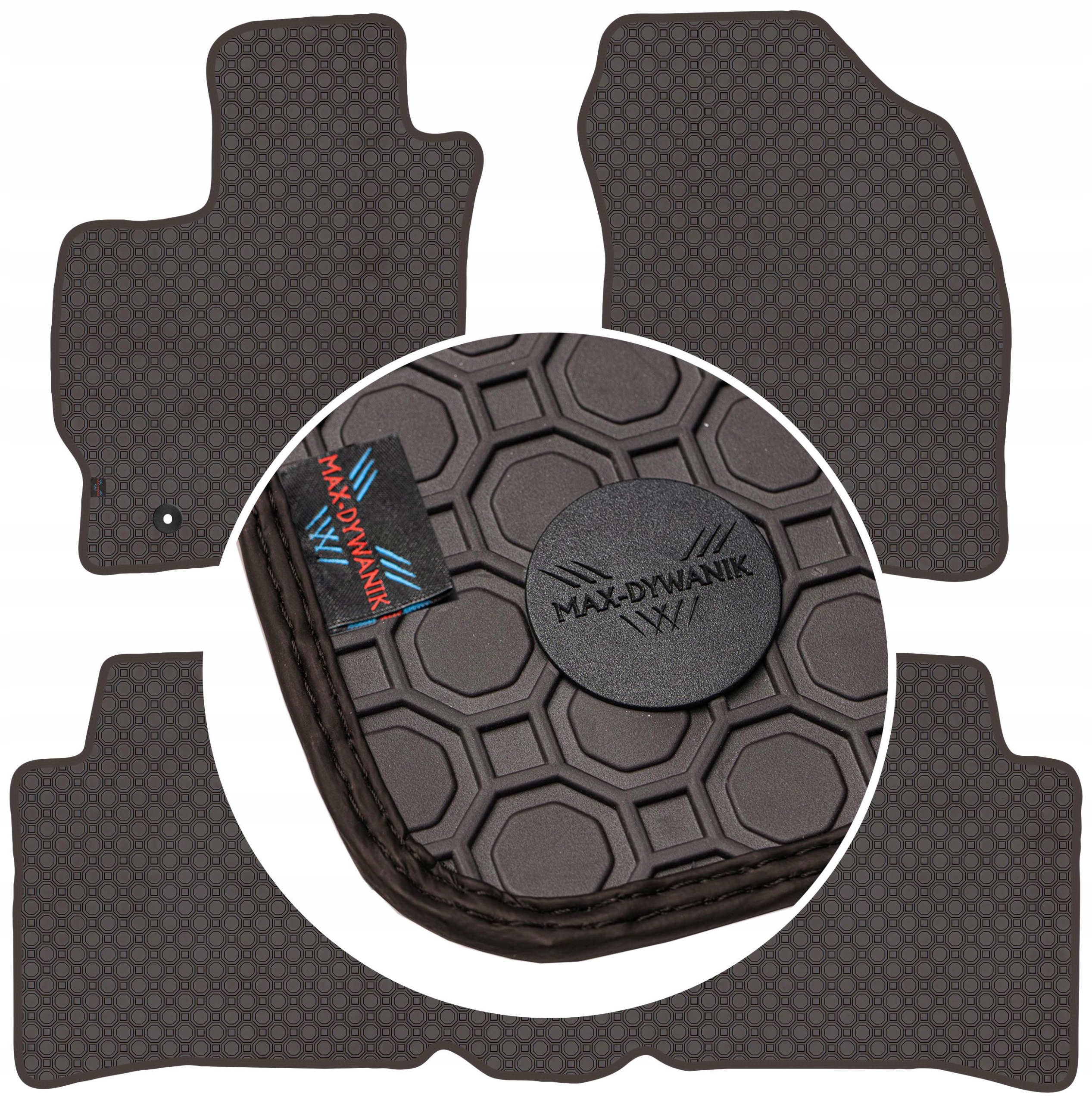 Toyota Prius III 2009-2015 Koberce Hnedé