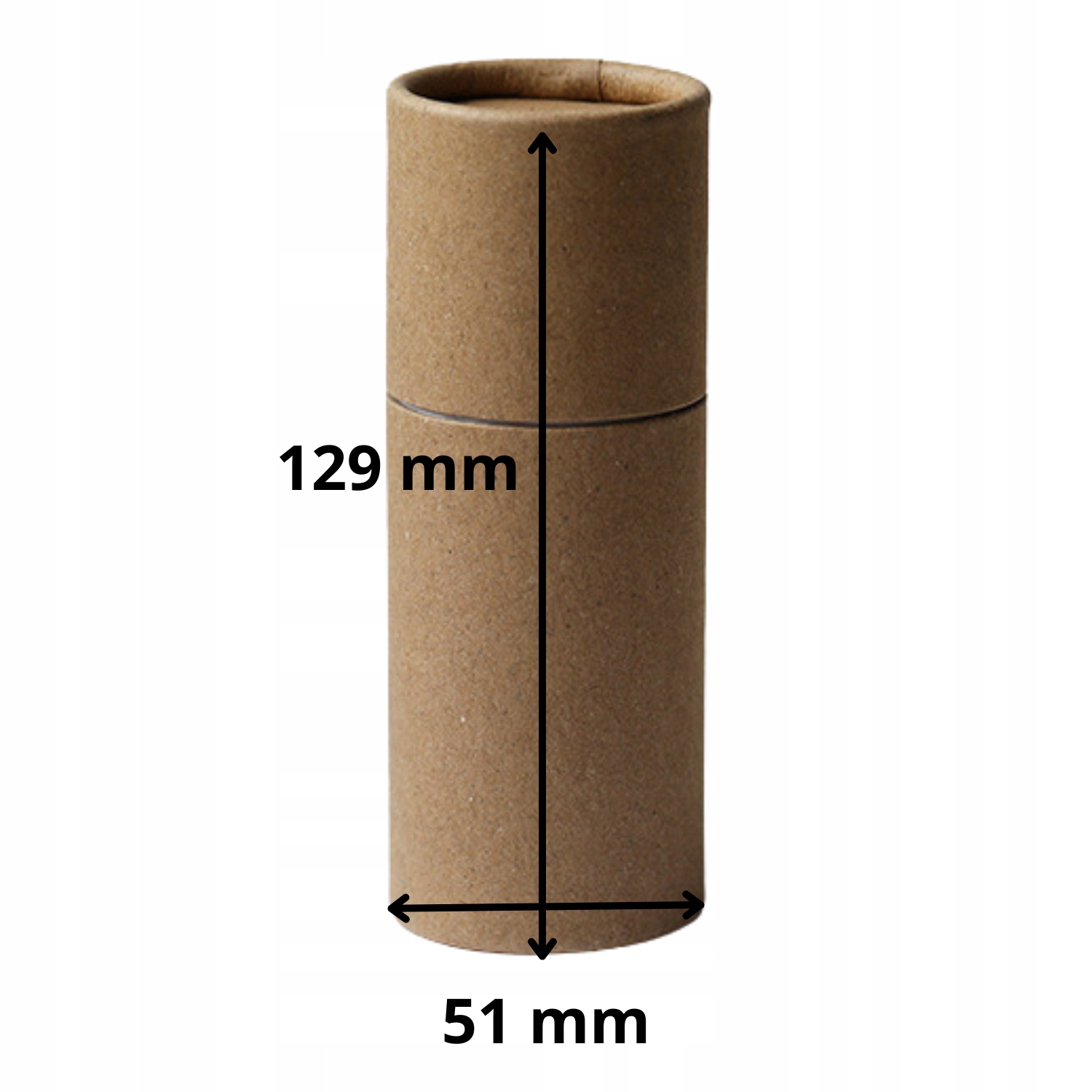 Pudełko Tubowe Papierowe Tuba Tekturowa Kraft Eko 129x51mm Na Olejek 100ml EAN (GTIN) 5904119397189
