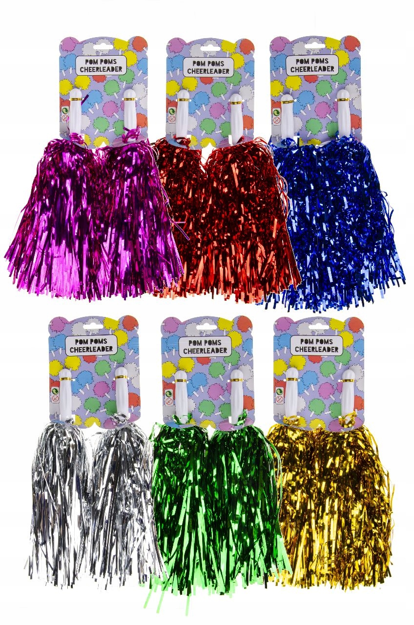 Pompony dla cheerleaderki