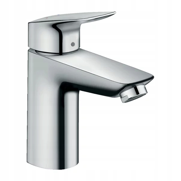 Stojanková umyvadlová baterie Hansgrohe Logis s klik-klak zátkou