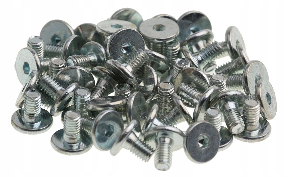 

Śruba Szwedzka Meblowa M6 x 10 mm 50 sztuk Wkręt