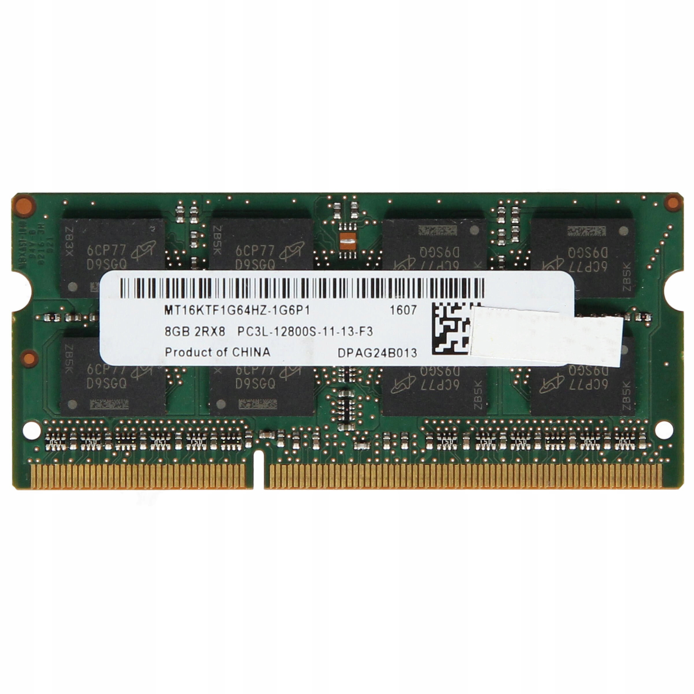 Pamięć RAM DDR3L MIX 8 GB 1600