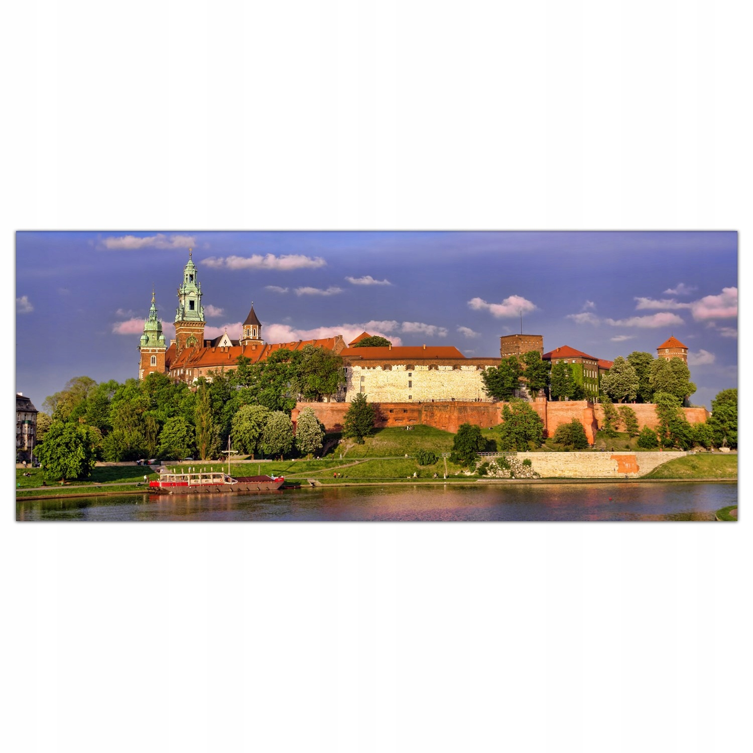 

Obraz na szkle Foto Zamek Wzgórze Krajobraz 125x50