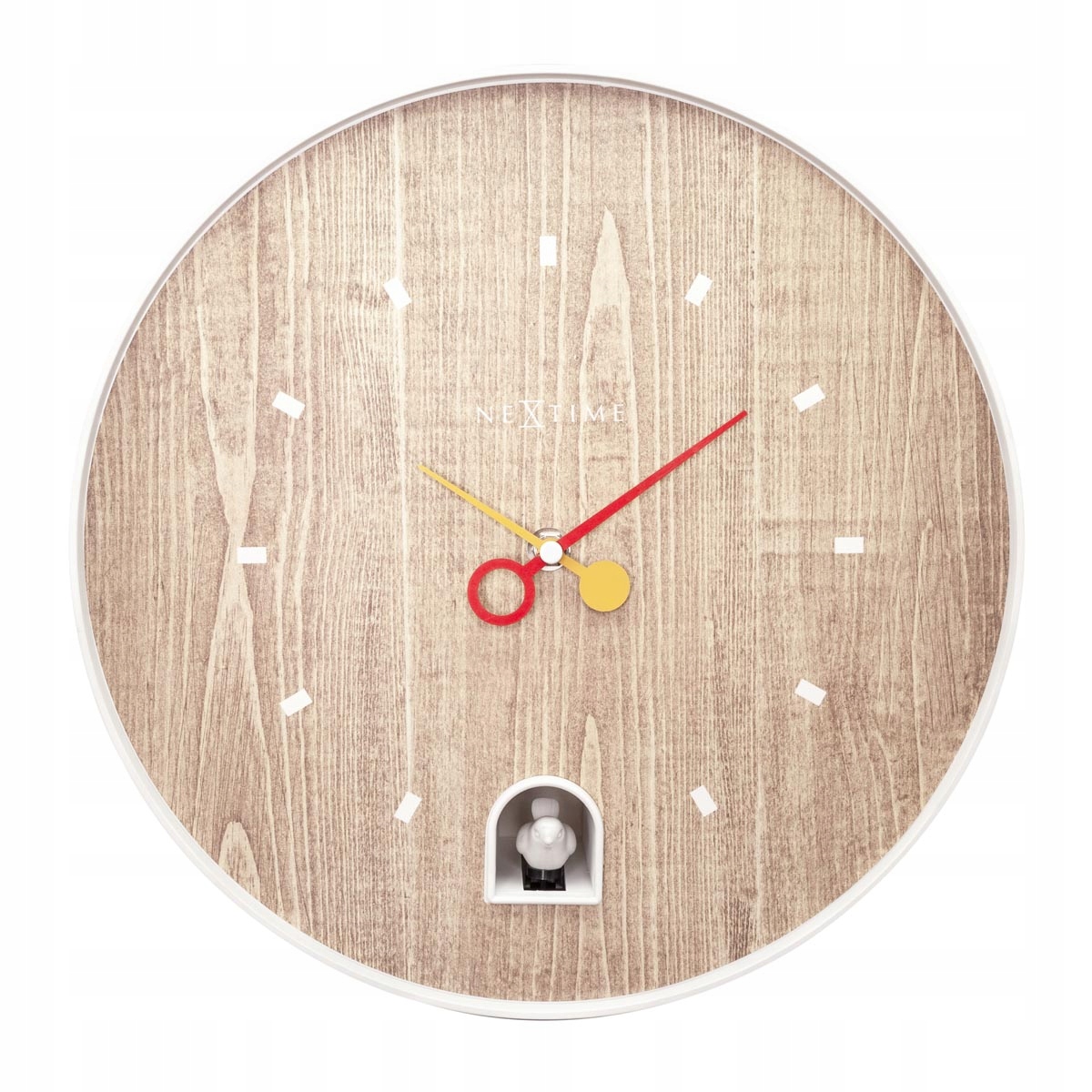 Nástenný hodinový stroj White Nightingale Nextime