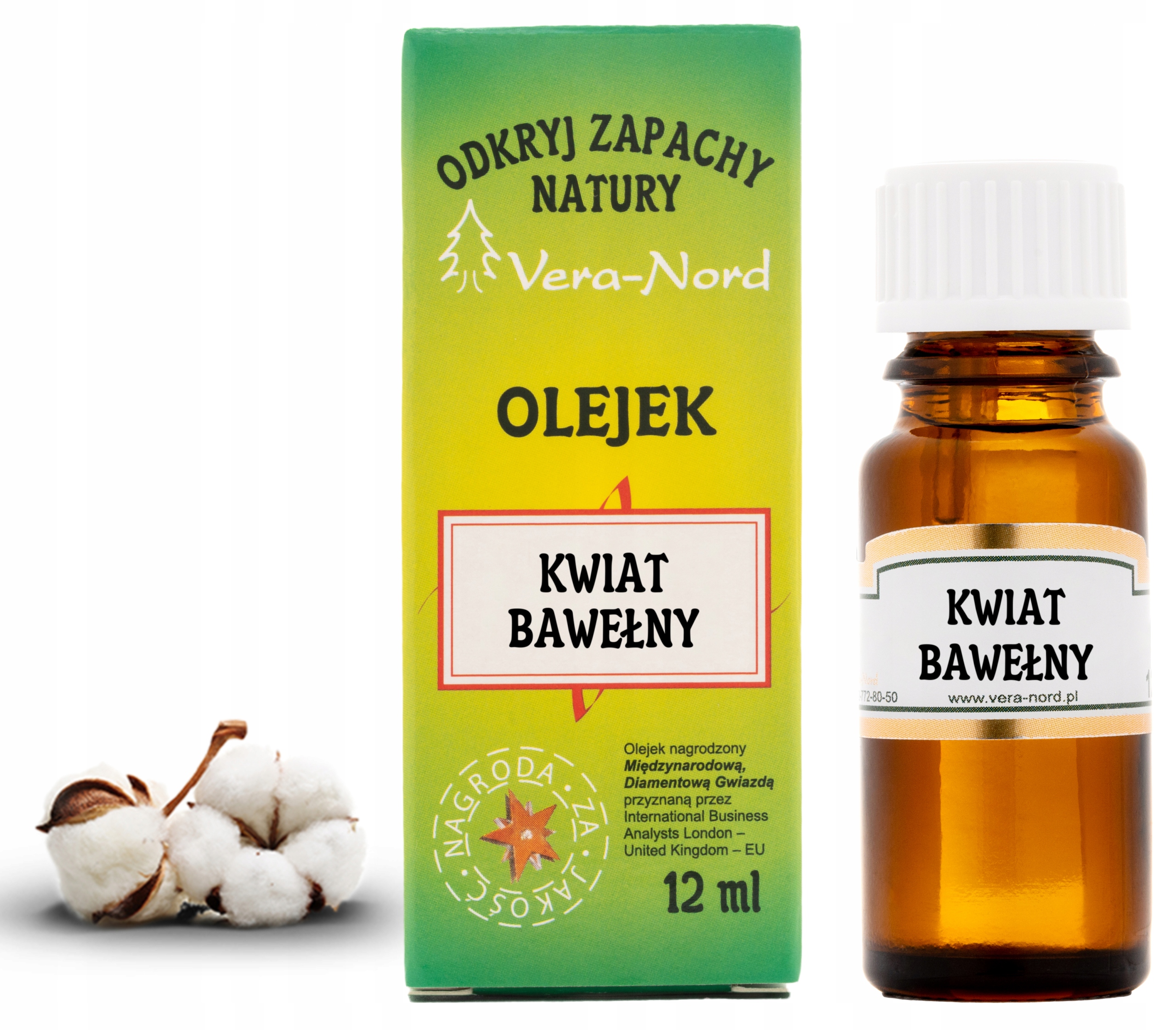 

Kwiat Bawełny Olejek Zapachowy 12 ml Vera Nord