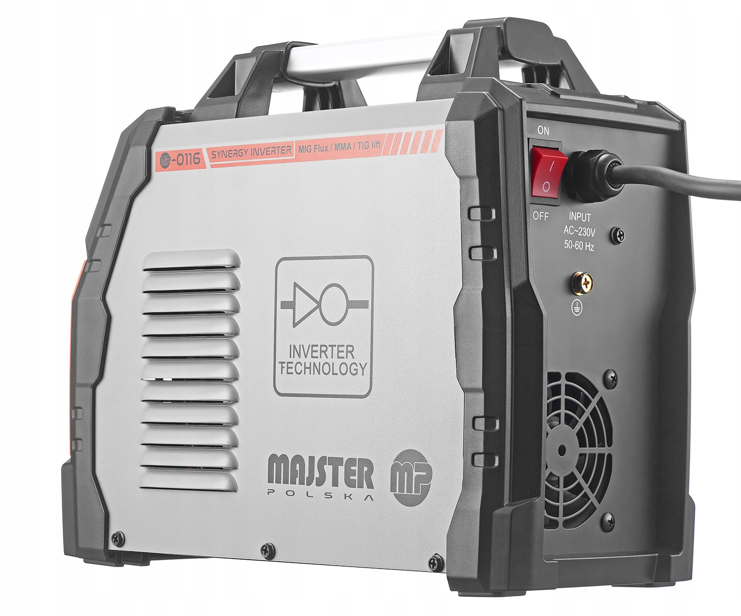 Spawarka INWERTEROWA INWERTOROWA MIG FLUX MMA TIG migomat 210A SYNERGIA 210 Wysokość 371 mm