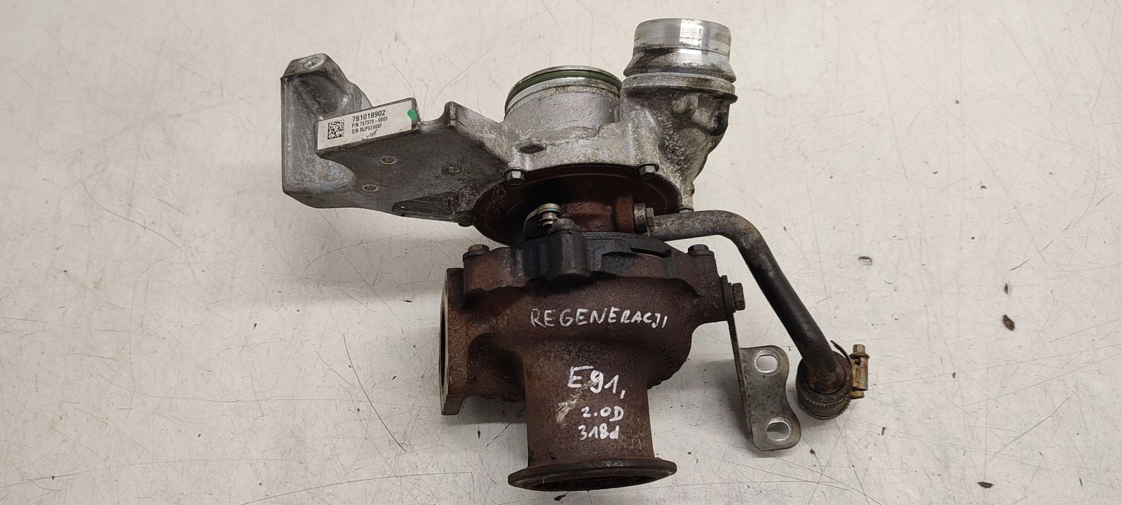 turbo turbina BMW E90 E91 2,0D LIFT