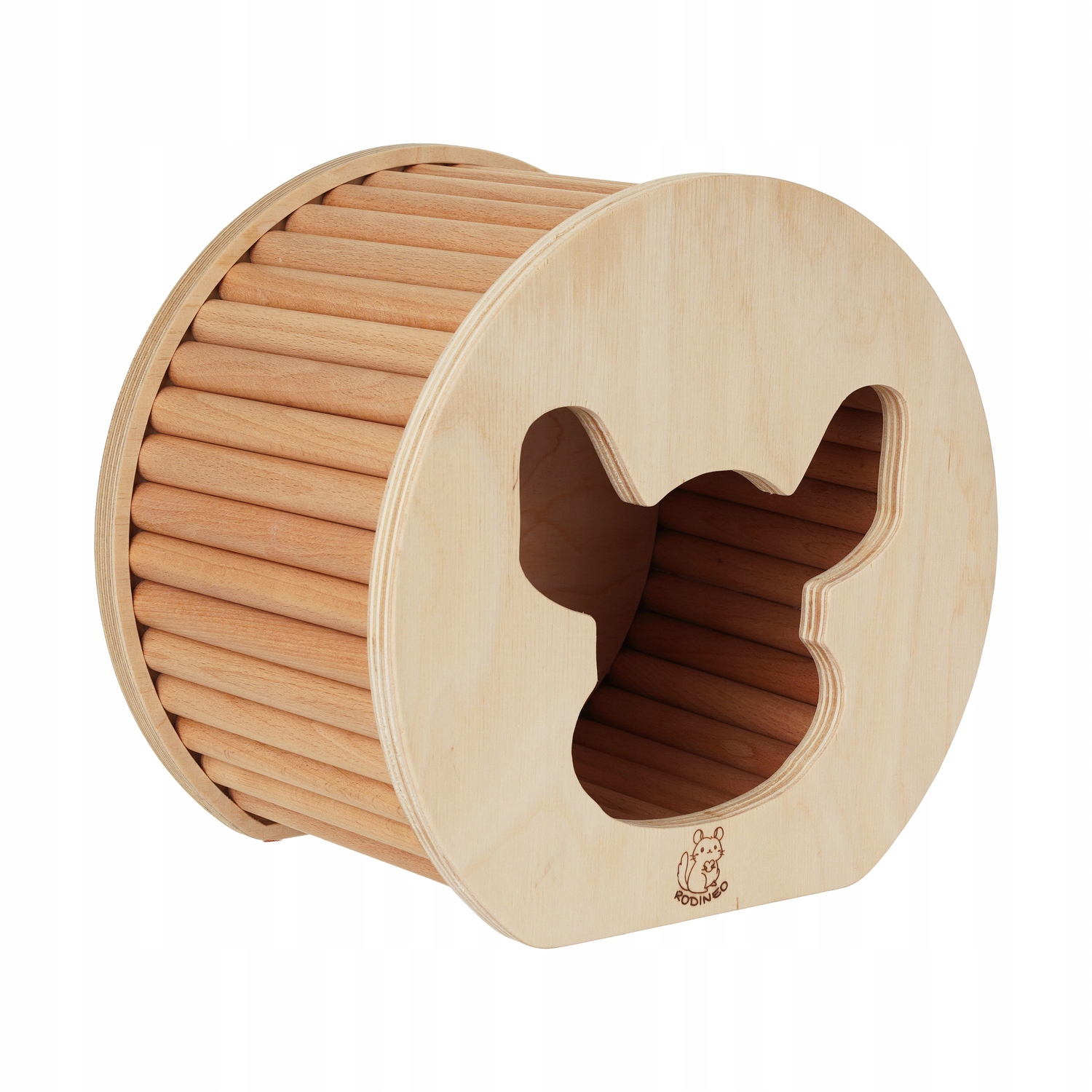 Dřevěný domeček pro činčily a kasičky