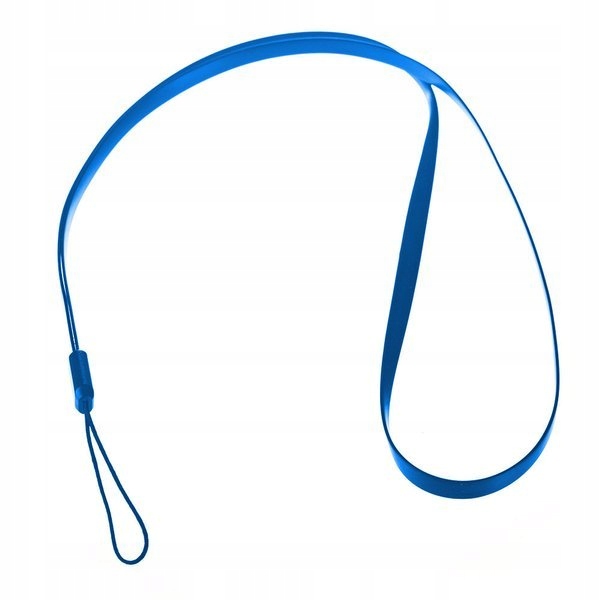 

Silikonowa smycz do telefonu na szyję niebieska