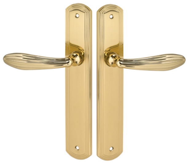 Kľučka na štítku Tupai 1911-01 bez otvoru, zlatá