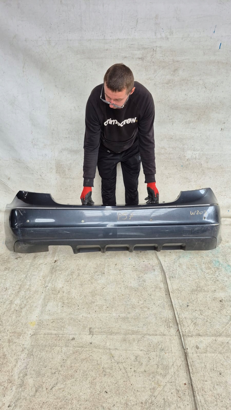 MERCEDES CLC CL203 08-11 bumper rear part rear PDC