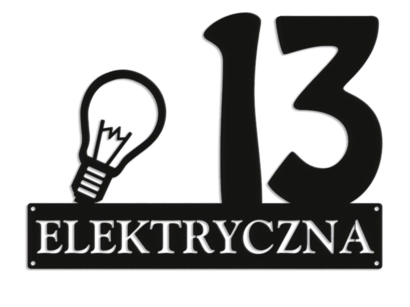 Číslo Na Dom 60 cm Tabuľa Adresa Ocel 2 mm Grafika 5740