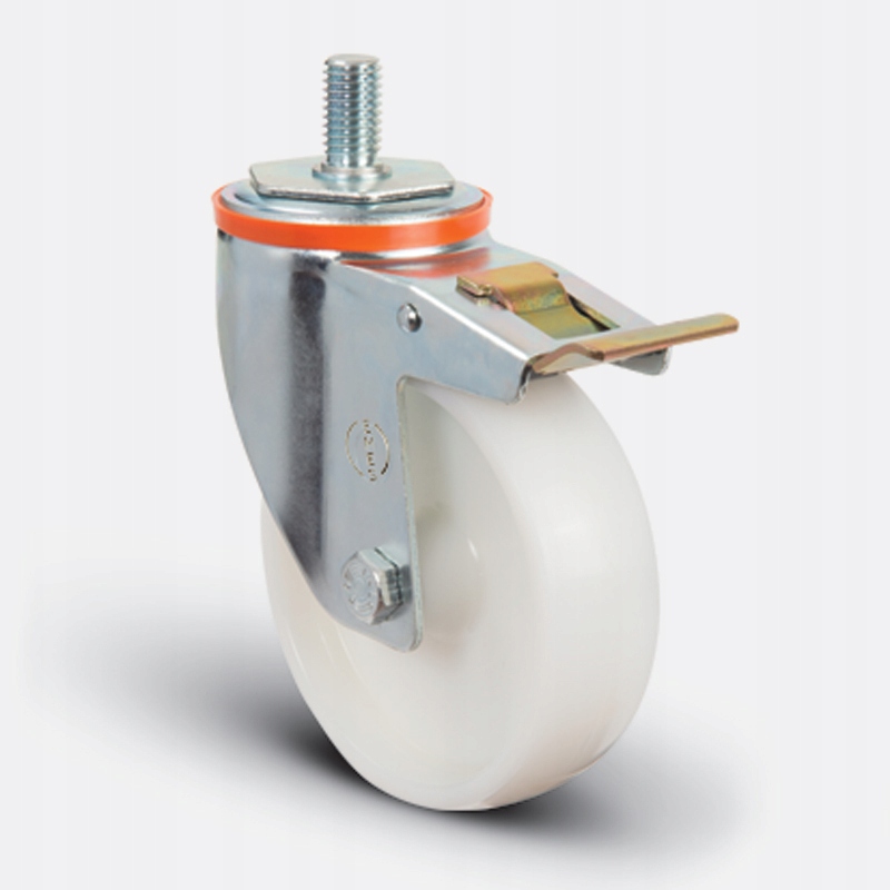 

Koło obrotowe/hamulec/100mm/140kg ze śrubą M16