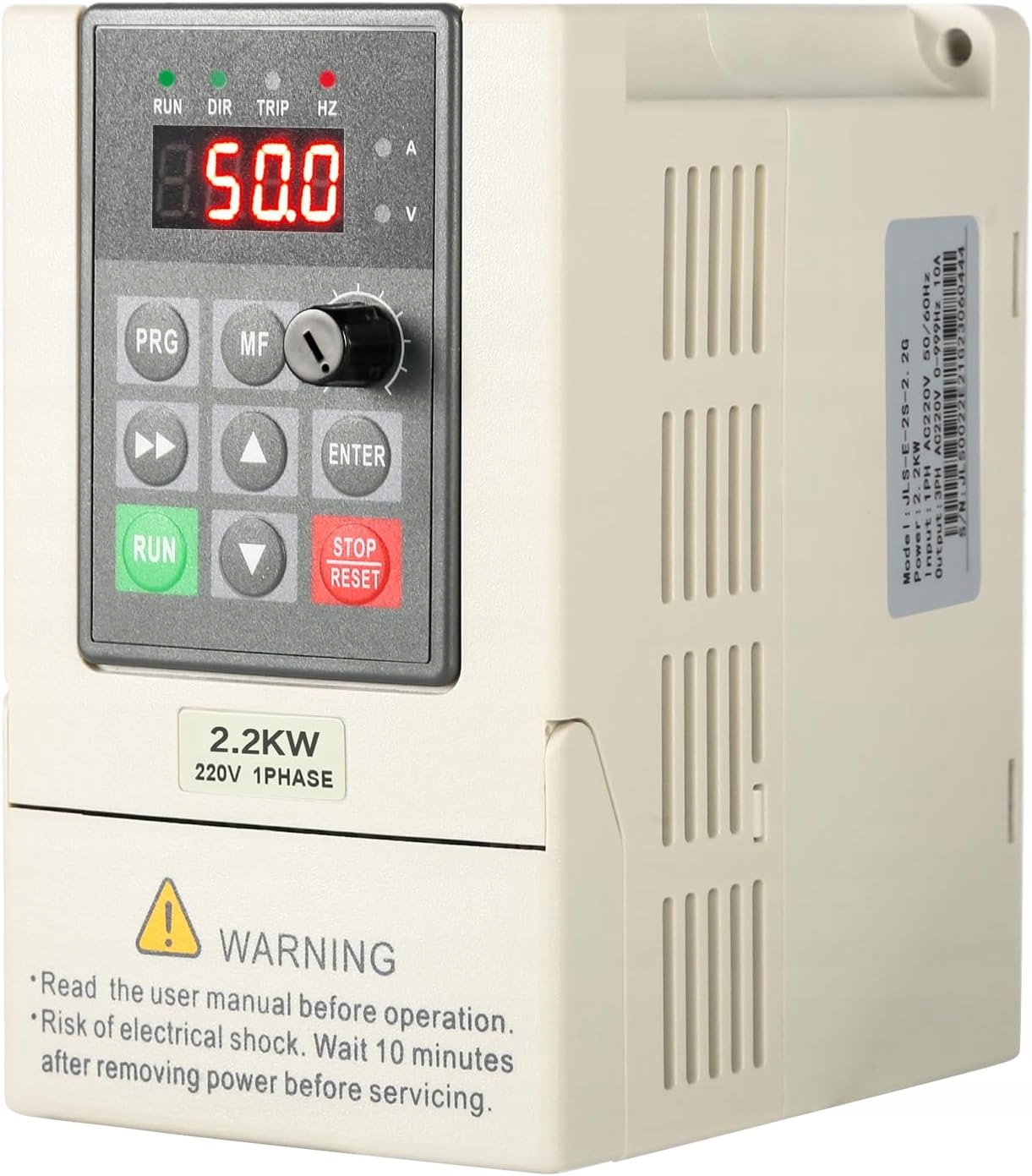 PRZETWORNICA PRZEMIENNIK CZĘSTOTLIWOŚCI VFD 1FAZ FALOWNIK 2,2KW