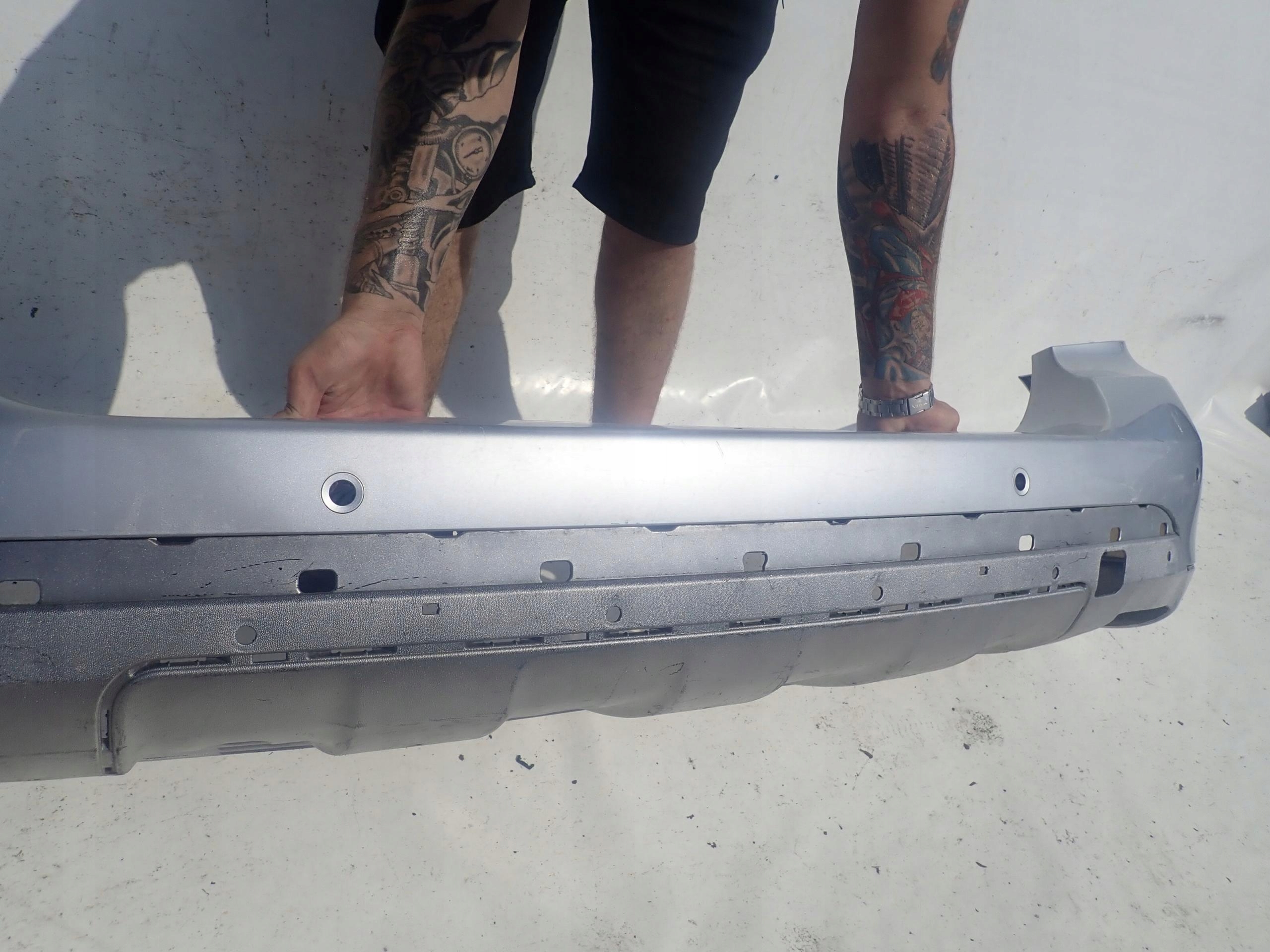 MERCEDES ML W164 06-09 bumper rear part rear PDC