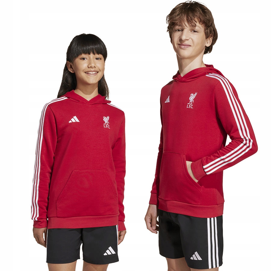 Mikina adidas Liverpool Fc Hoody Kids Hd JW7904 červená 128 cm