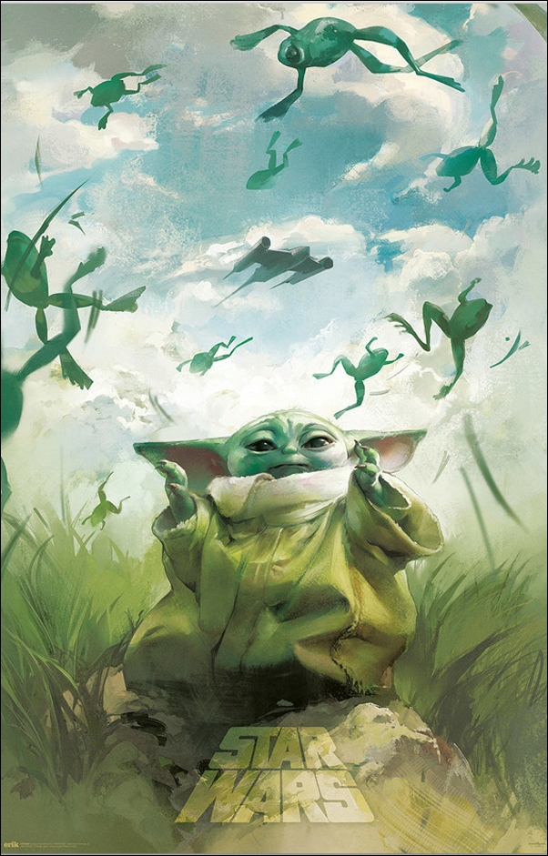 

Gwiezdne Wojny Star Wars Mandalorian Grogu plakat