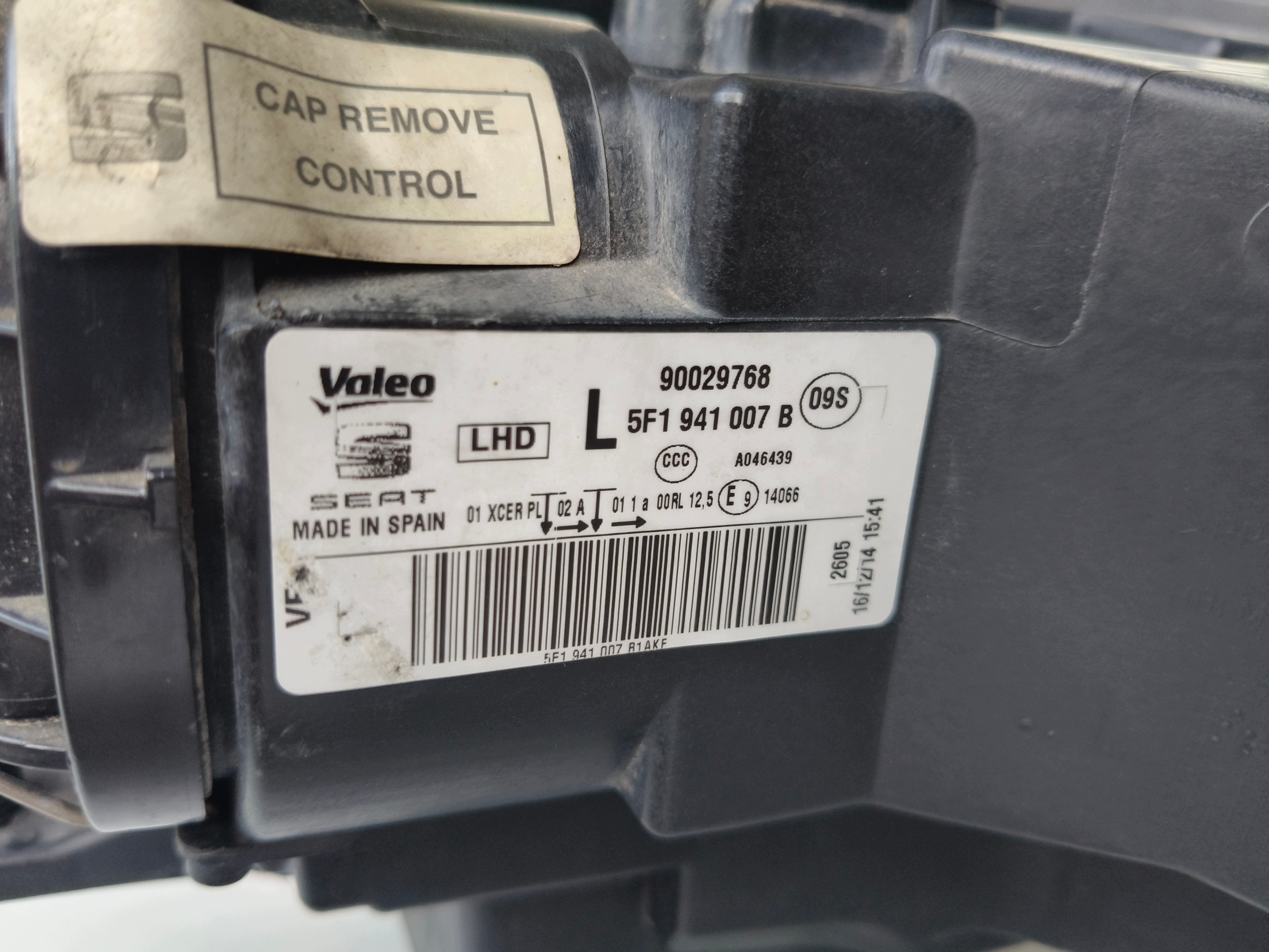 light left REFLEKTOR SEAT LEON III 3 5F 5F0 13-17 FULL LED