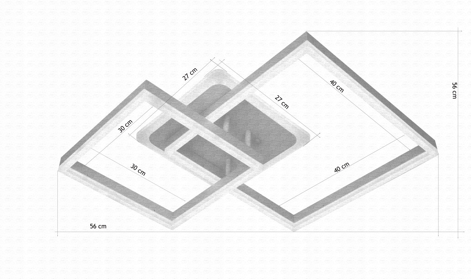 LAMPA WISZĄCA RING PLAFON żyrandol LED PILOT 3 BARWY ZŁOTO Kolekcja MAXX LLC