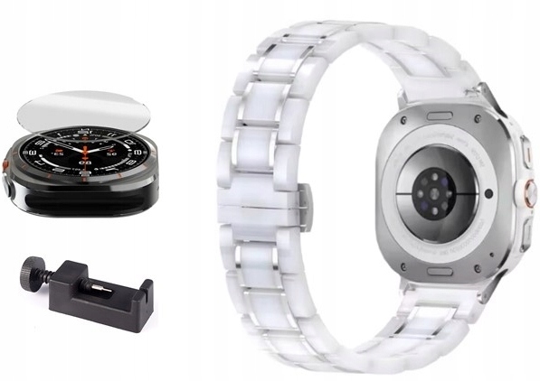 Bransoleta Ceramiczna Pasek Do Samsung Galaxy Watch Ultra 8 47MM 2025