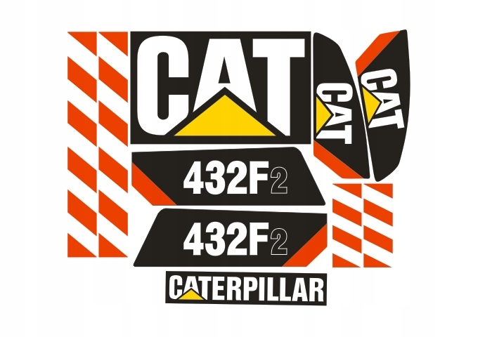 Наклейки Cat 432f2