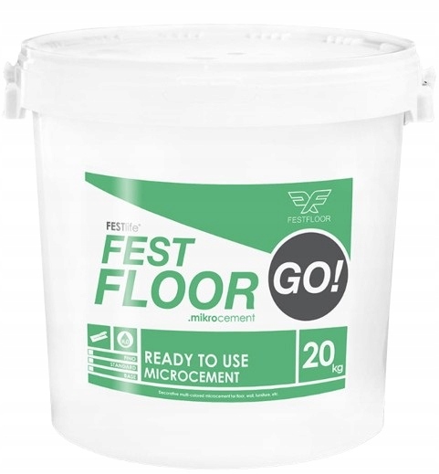 Festfloor Go! 20 kg – mikrocement