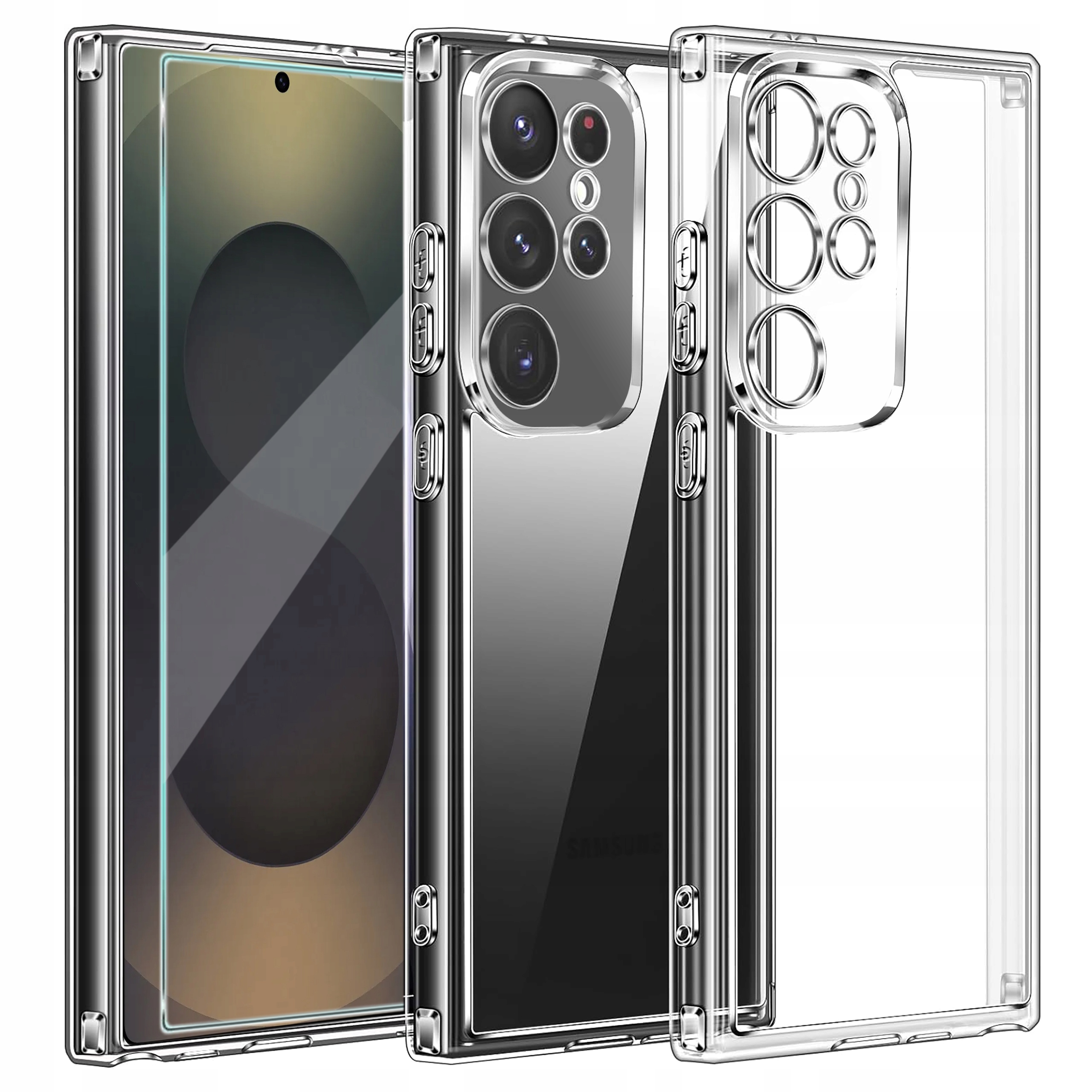 Etui Do Telefonu Samsung Galaxy S25 Ultra Clear Case Bezbarwne Plecki