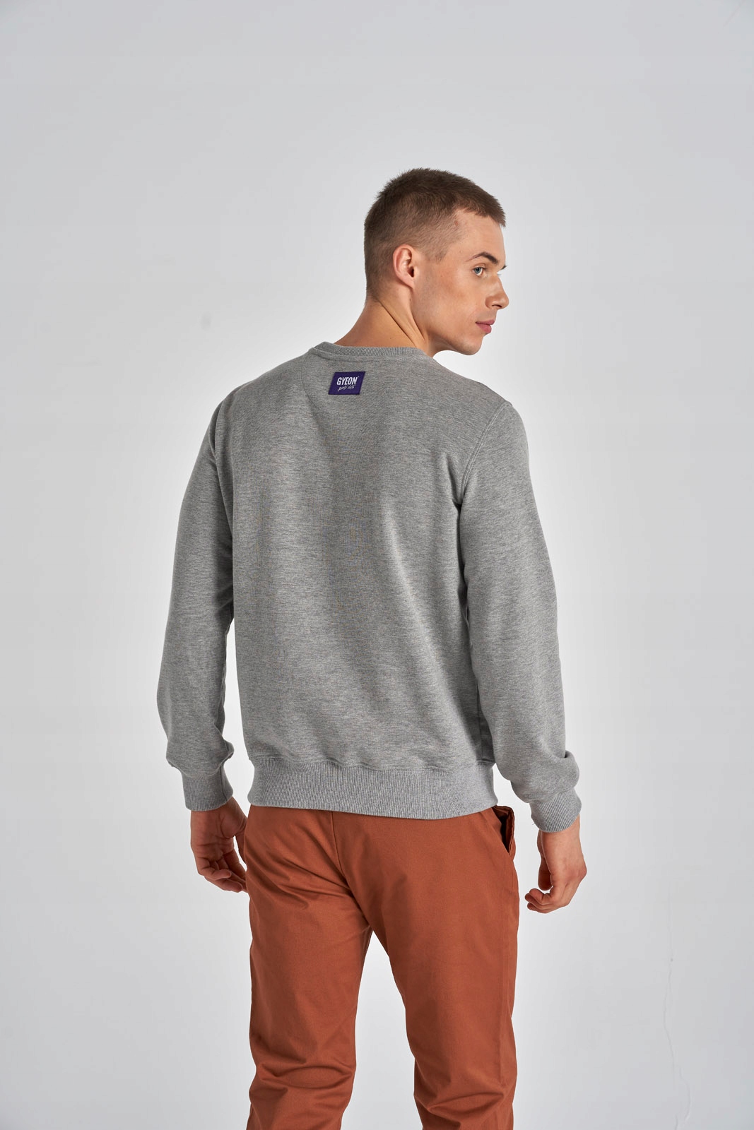 GYEON Crew Neck Gray - SZARA BLUZA ROZ. L Producent Gyeon