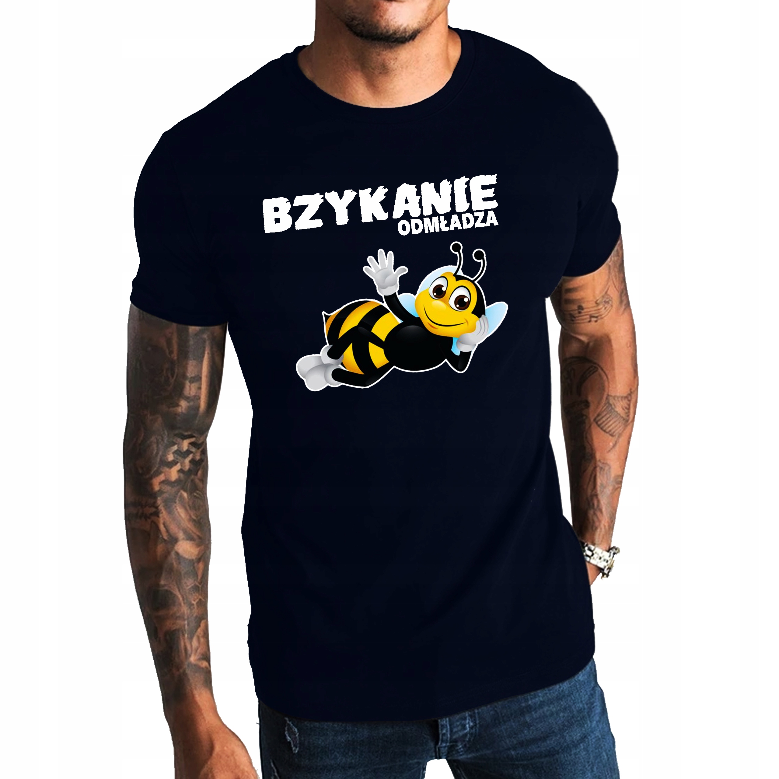 

Koszulka śmieszna bzykanie odmładza pszczoła 3XL