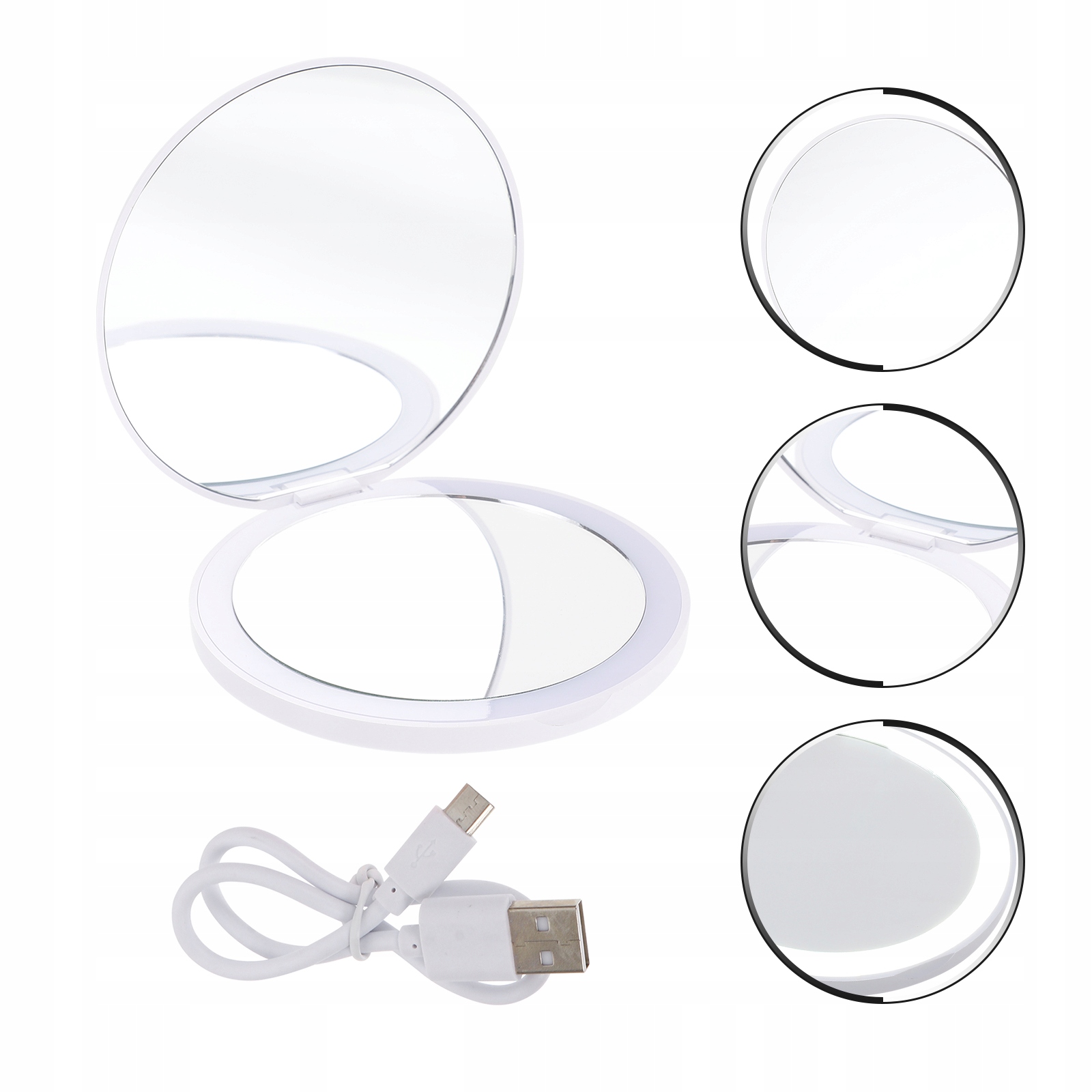 1Pc Lustro toaletka z światła LED lustro Marka inna marka