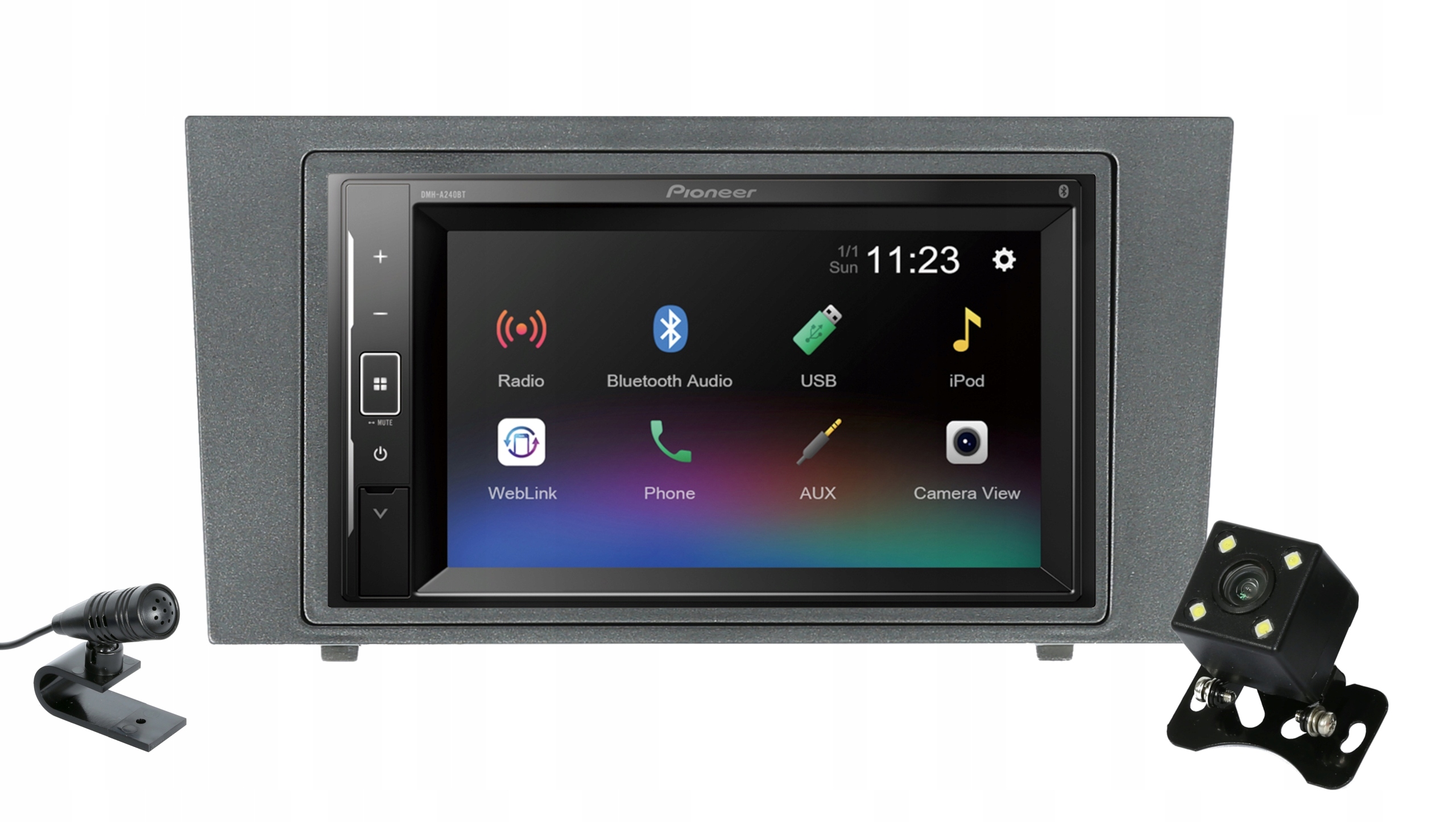 DMH-A240BT 1011951843 - PIONEER РАДІО 2DIN BT USB РАМКА ДЛЯ FORD MONDEO MK3