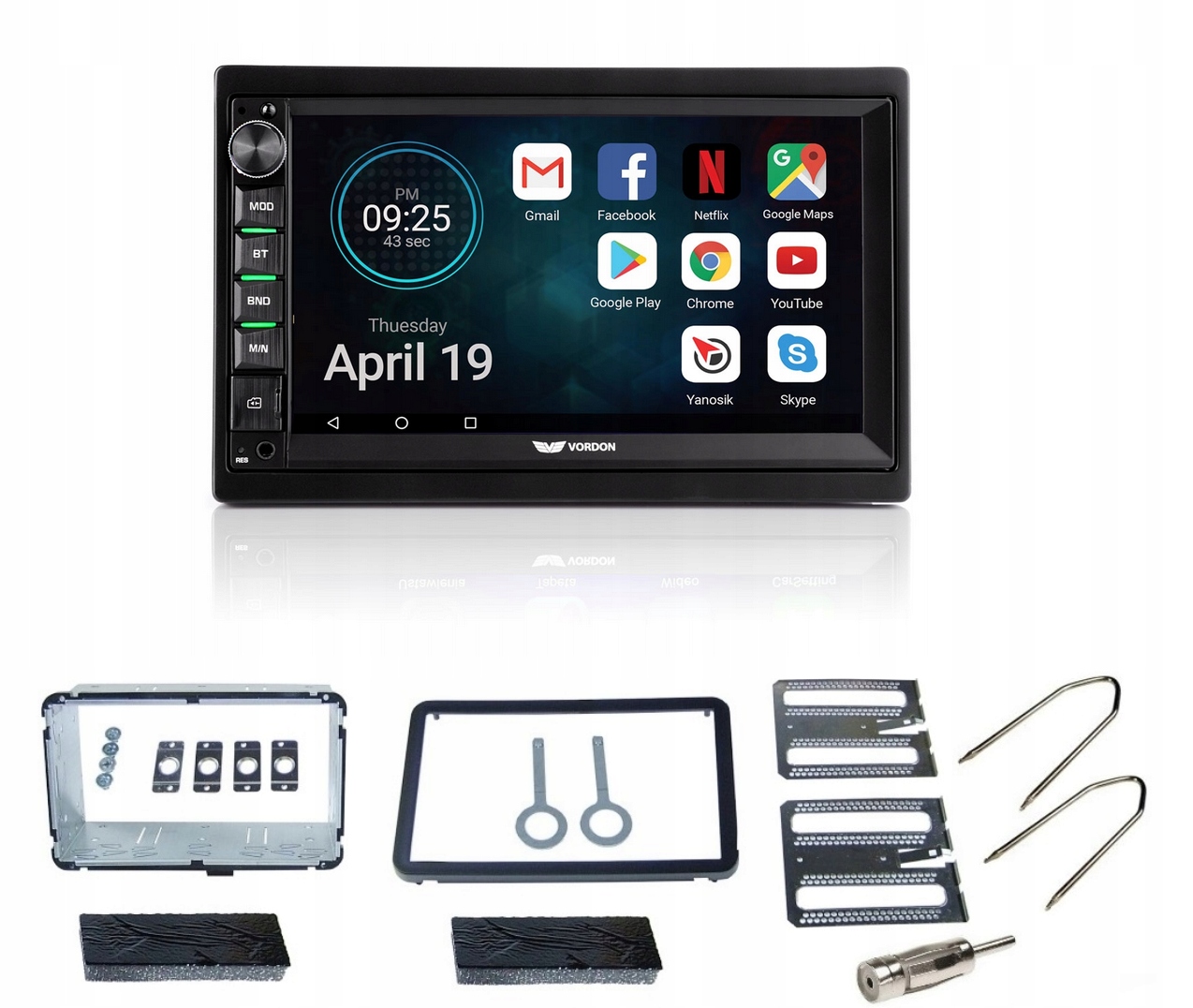 Vordon AC-8290 Rádio CarPlay Bluetooth Alfa Romeo 159 Brera Cúvacia kamera