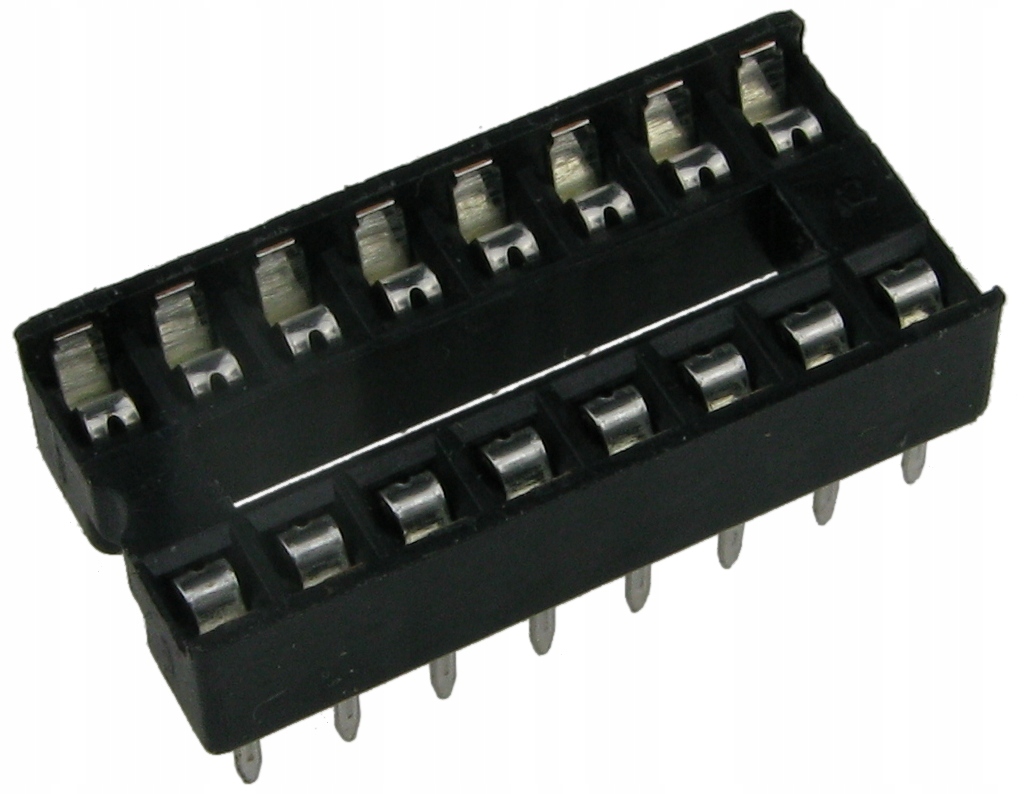 Podstawka DIL Aksotronik 004728 16 PIN zwykła