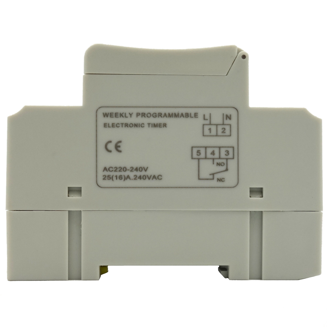 PROGRAMATOR CZASOWY TIMER 230V na szynę DIN TH35 CYFROWY TYGODNIOWY Rodzaj programator czasowy