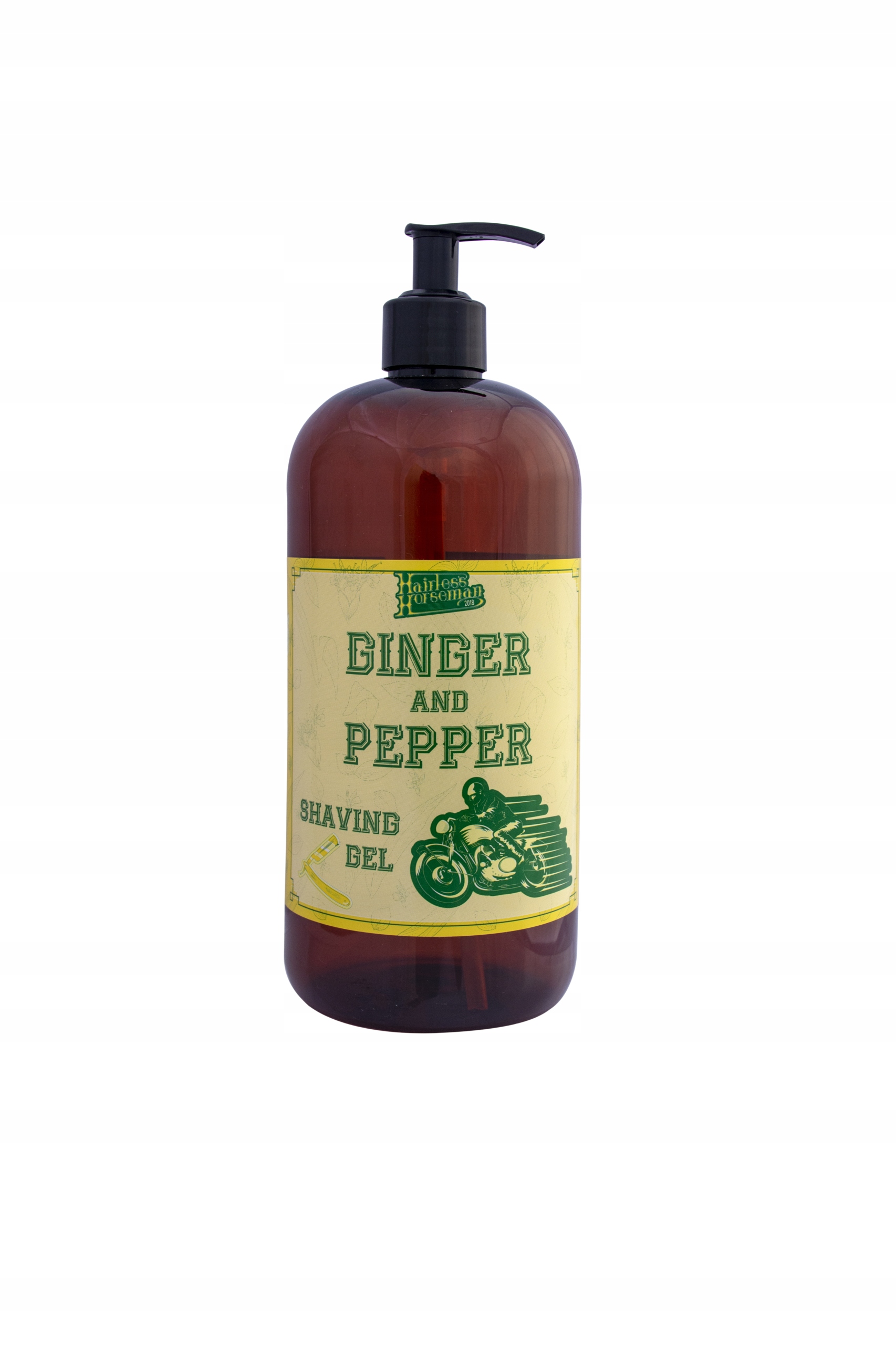 Hairless Horseman Gel na holení zázvor s pepřem