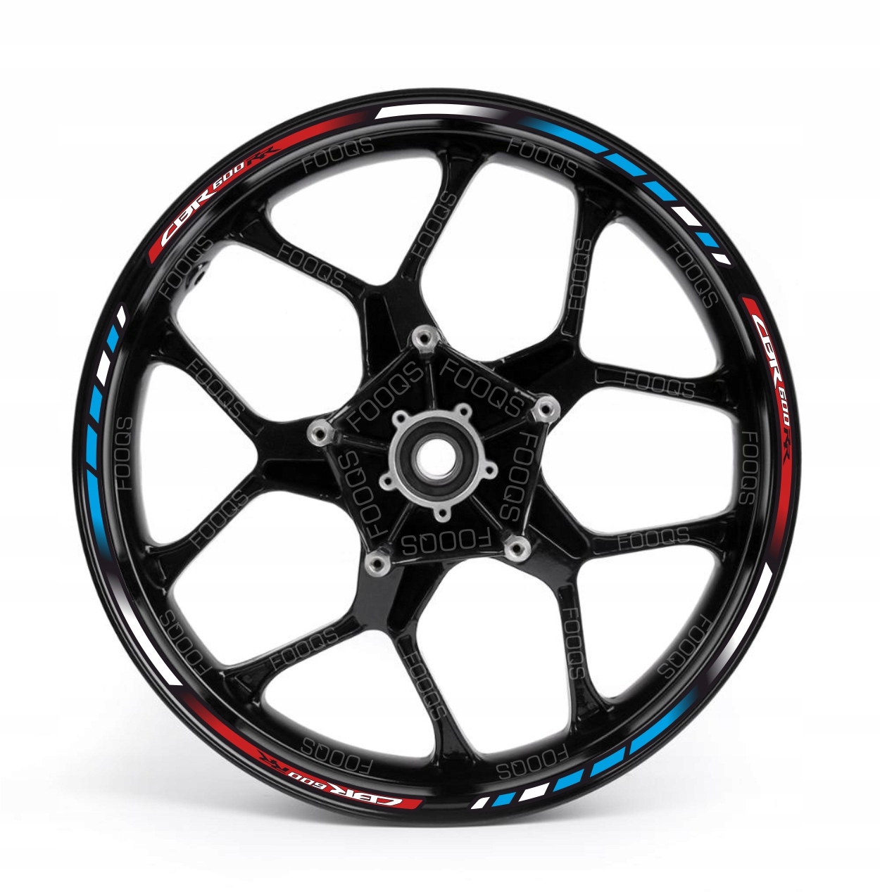 Samolepky Na Ráfky Juula Pro Honda CBR-600-RR Červená Bílá Modrá