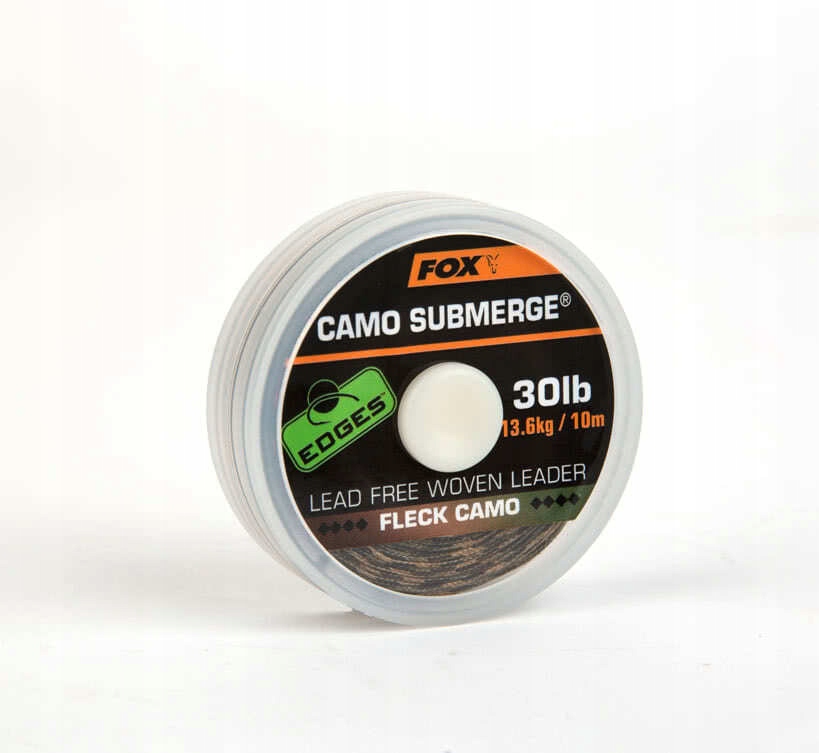 Fox Submerge Camo 40lb 18,1kg 10m Leadcore bez Rdzenia Fox CAC707