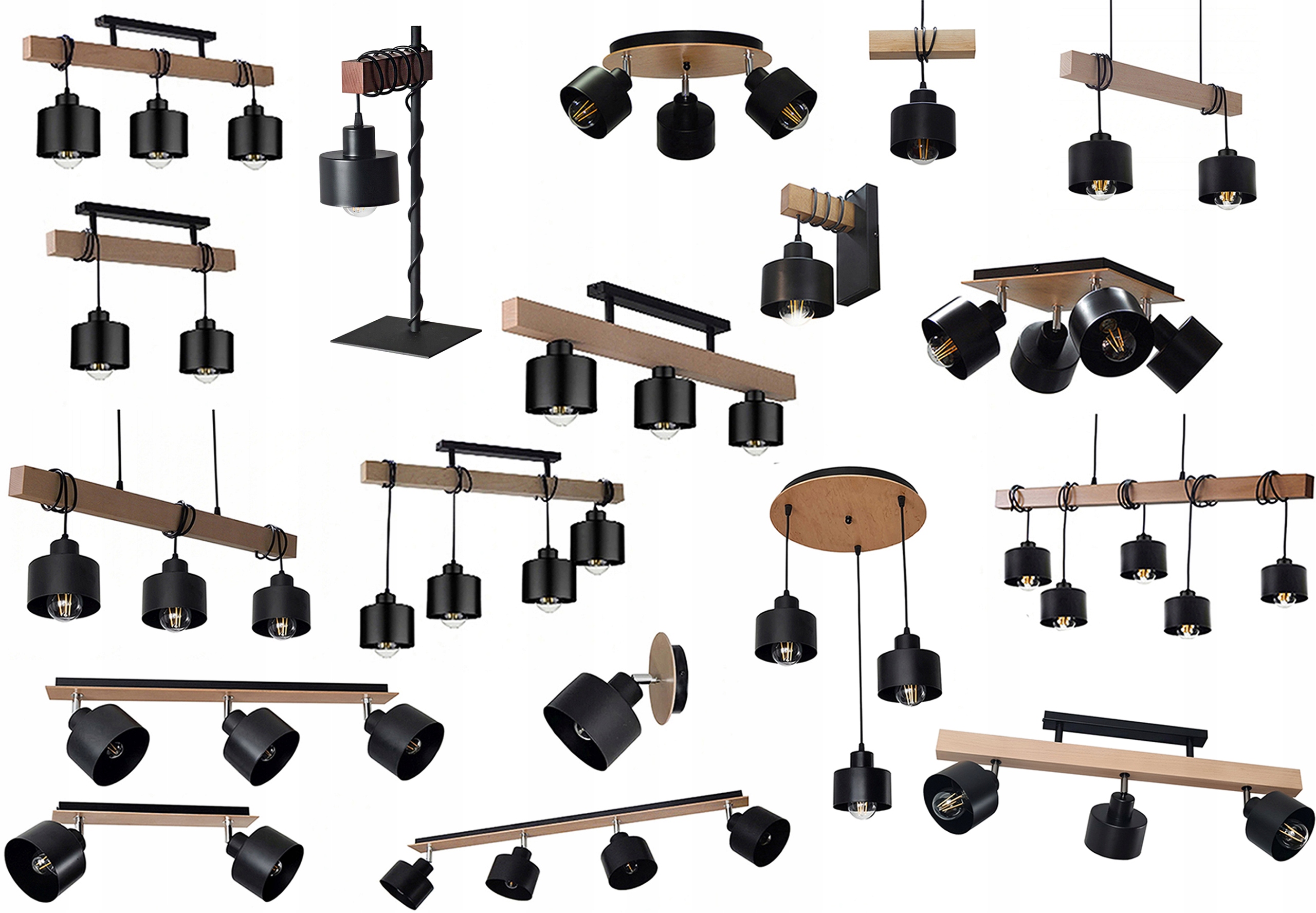 LAMPA PLAFON SUFITOWY PB-4PL LED, LOFT , E27 WALEC Marka Adex