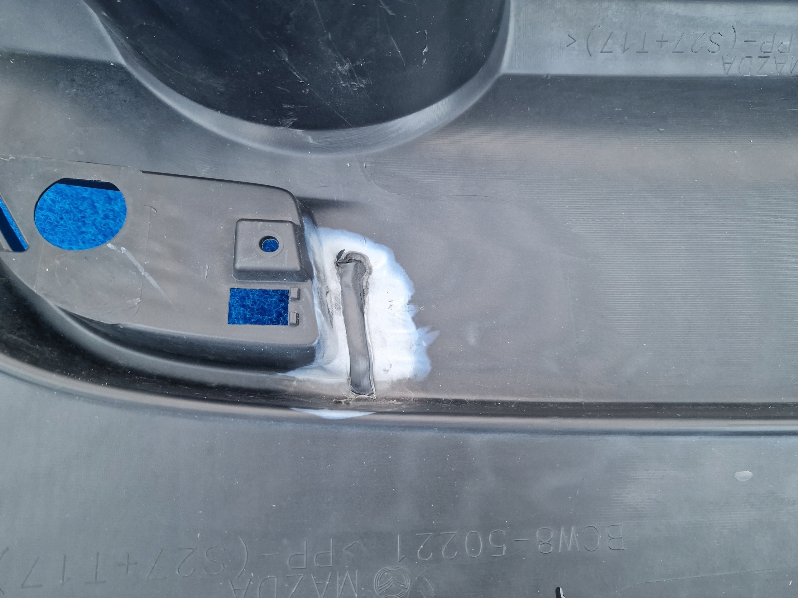 MAZDA 3 III BL 2008-2012 ROK bumper rear part rear below PDC BCW8-50221 BB10