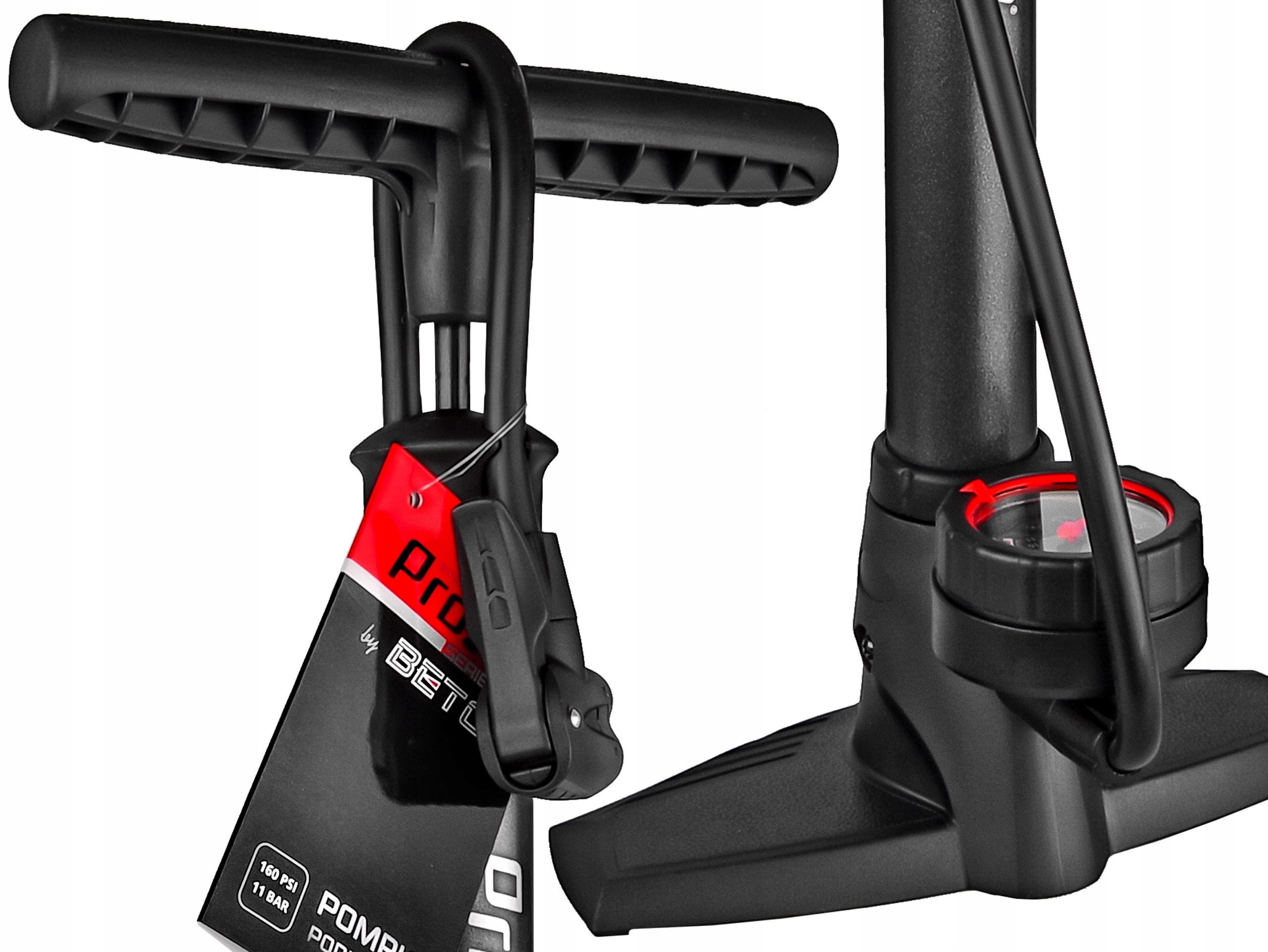 POMPKA ROWEROWA PROX PODŁOGOWA STALOWA SERWISOWA Z MANOMETREM EAN (GTIN) 5905247007360